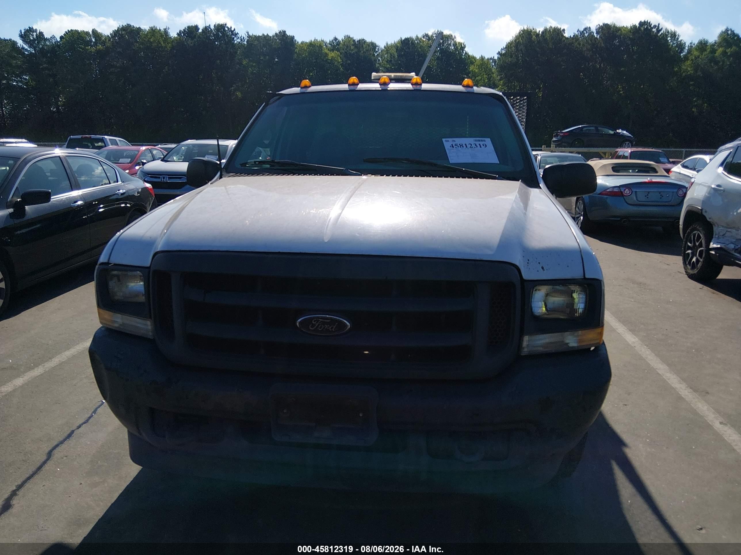 2002 Ford F-350 Xl/xlt White vin: 1FDSF30L92EA72674