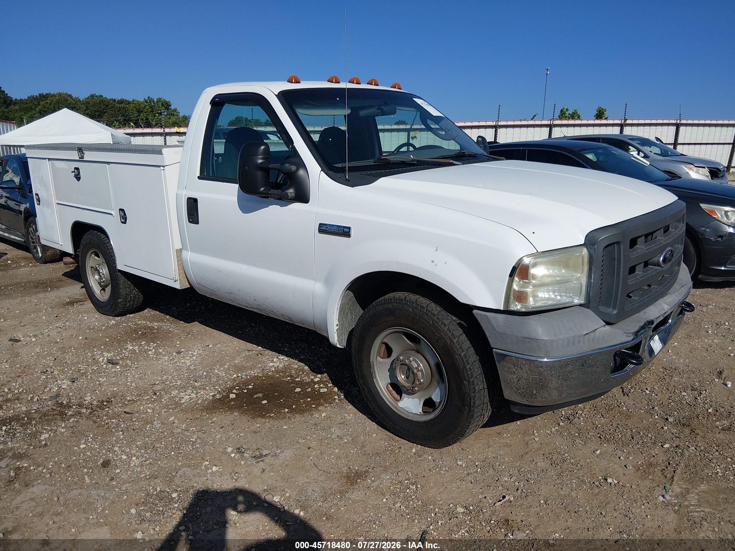 2005 Ford F-350 Xl/xlt White vin: 1FDSF34535EB32884