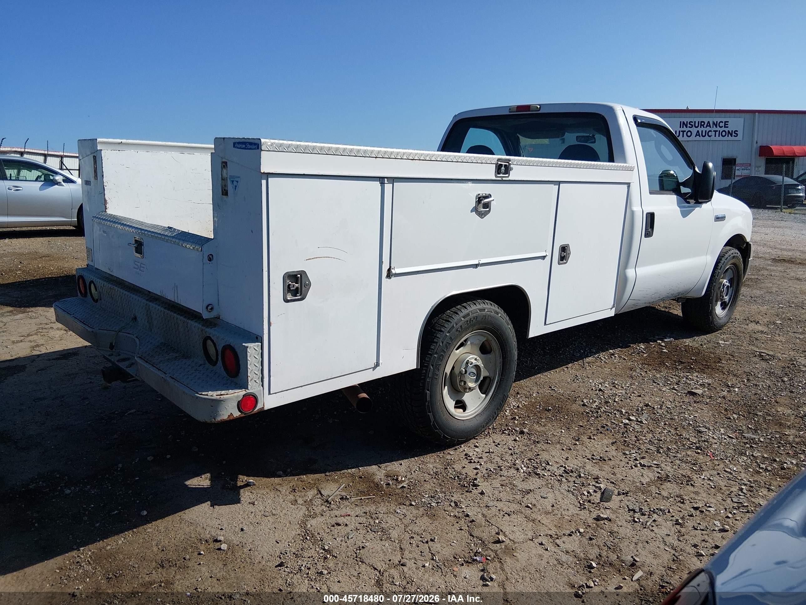 2005 Ford F-350 Xl/xlt White vin: 1FDSF34535EB32884