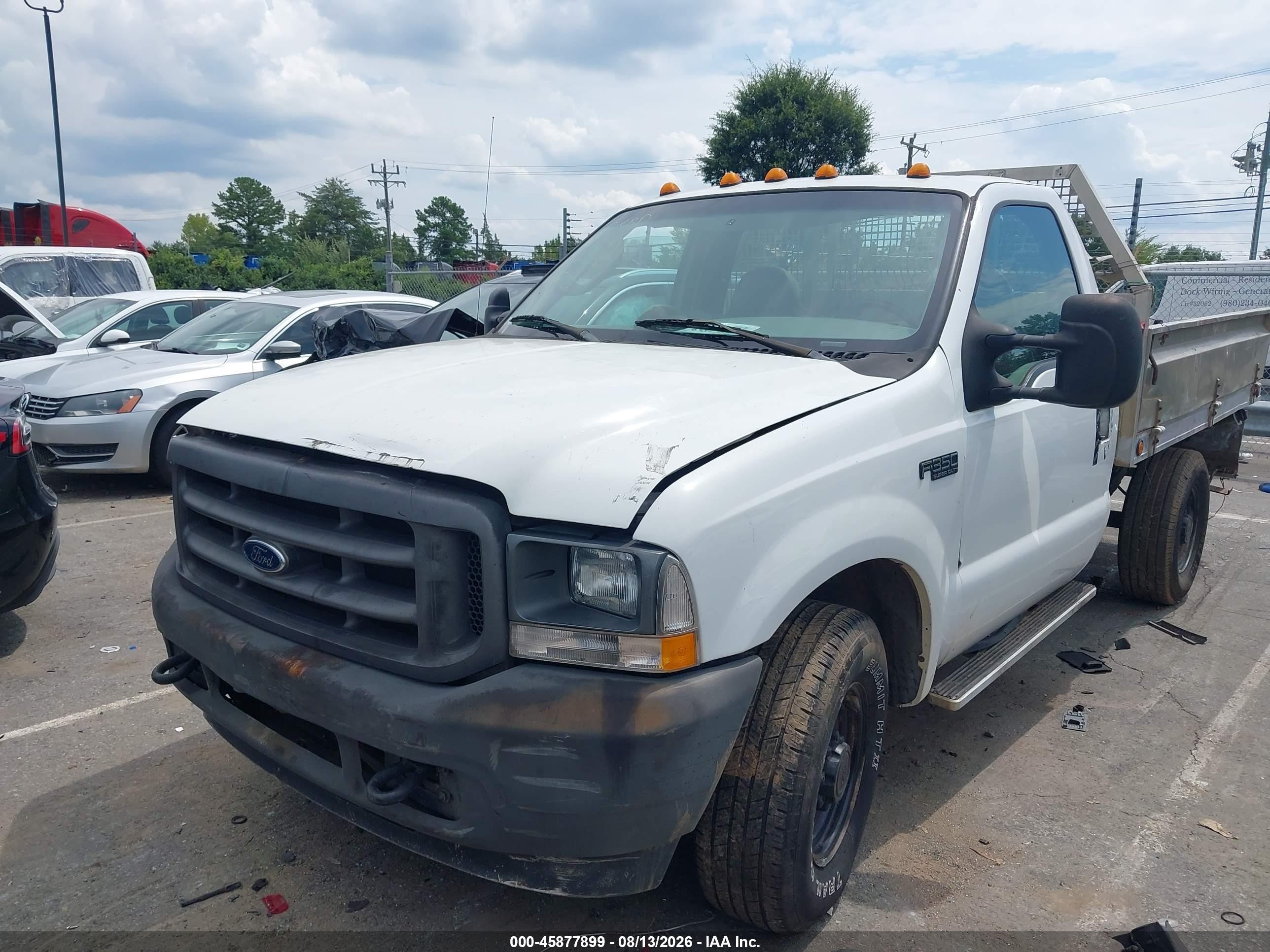 2004 Ford F-350 Xl/xlt White vin: 1FDSF34L24EC29748