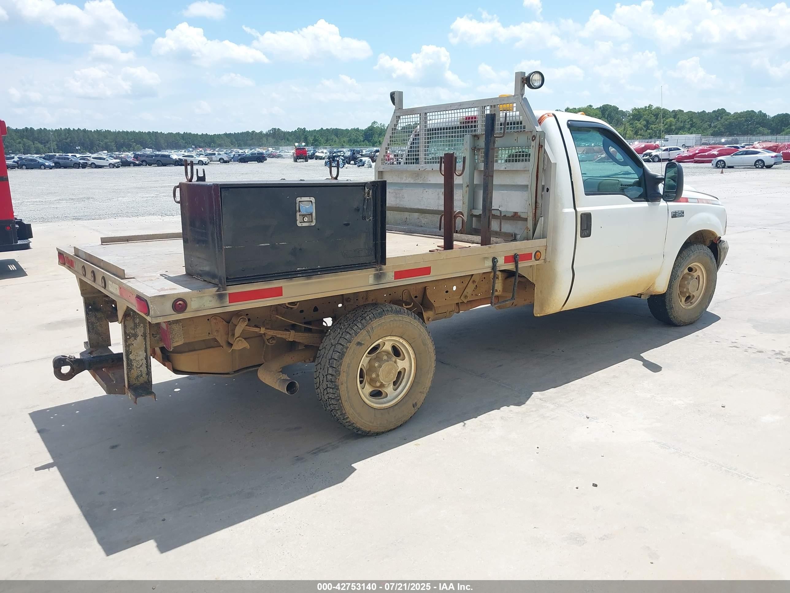 2004 Ford F-350 Xl/xlt White vin: 1FDSF34LX4EC29478