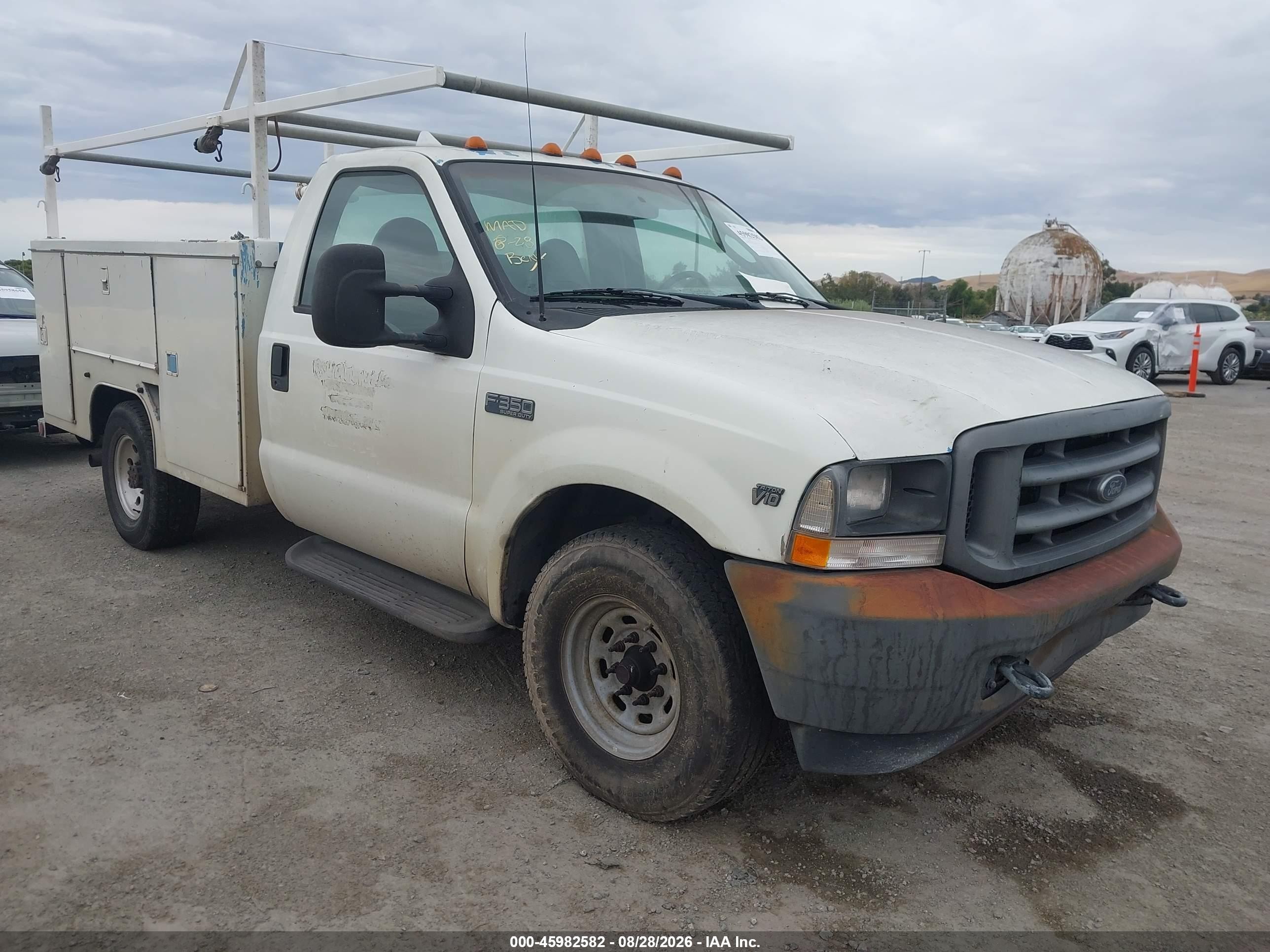 2003 Ford F-350 Xl/xlt White vin: 1FDSF34S33EC95599