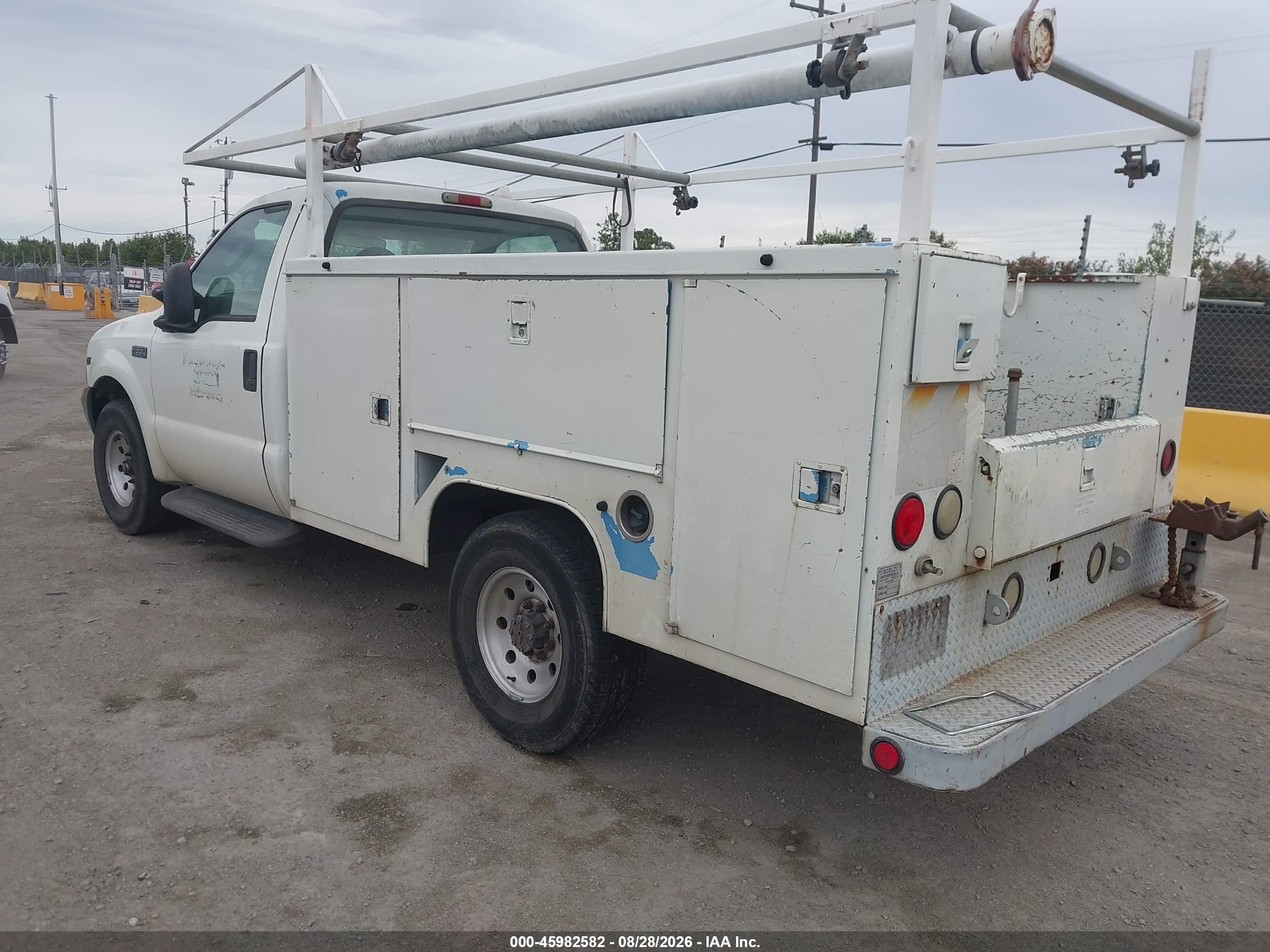 2003 Ford F-350 Xl/xlt White vin: 1FDSF34S33EC95599