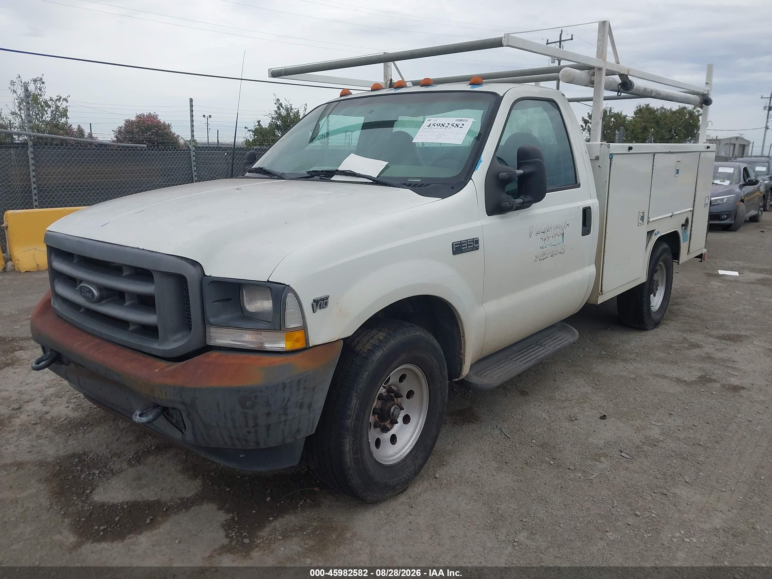 2003 Ford F-350 Xl/xlt White vin: 1FDSF34S33EC95599