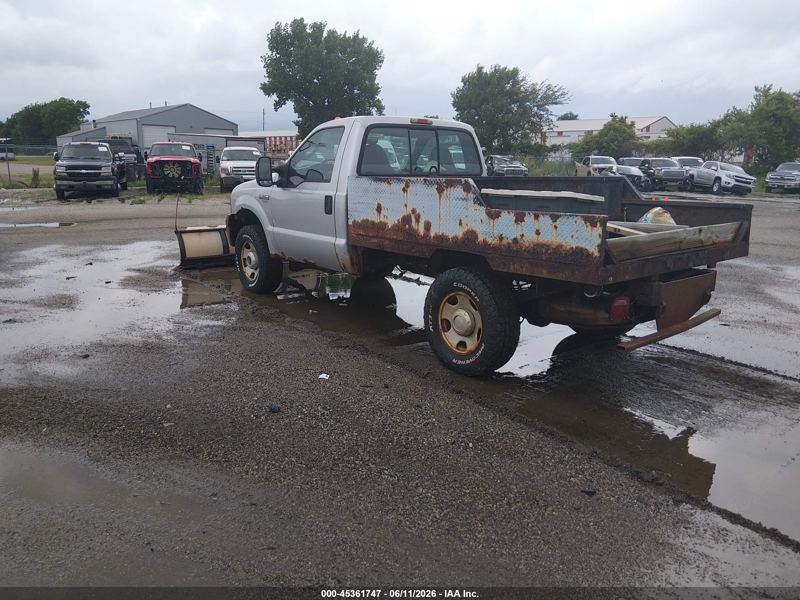 2006 Ford F-350 Chassis Xl/xlt Silver vin: 1FDSF35536EB48924