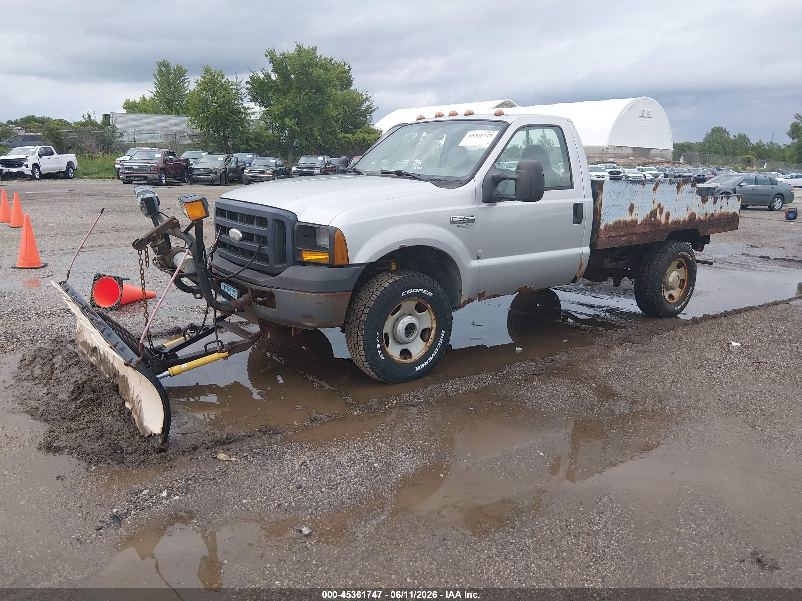 2006 Ford F-350 Chassis Xl/xlt Silver vin: 1FDSF35536EB48924