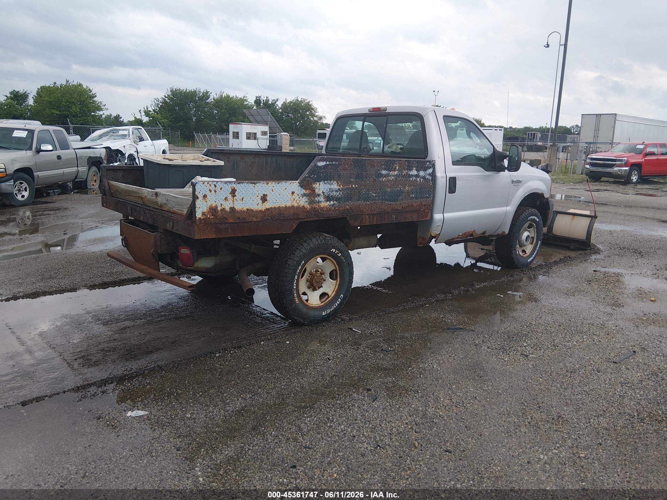 2006 Ford F-350 Chassis Xl/xlt Silver vin: 1FDSF35536EB48924
