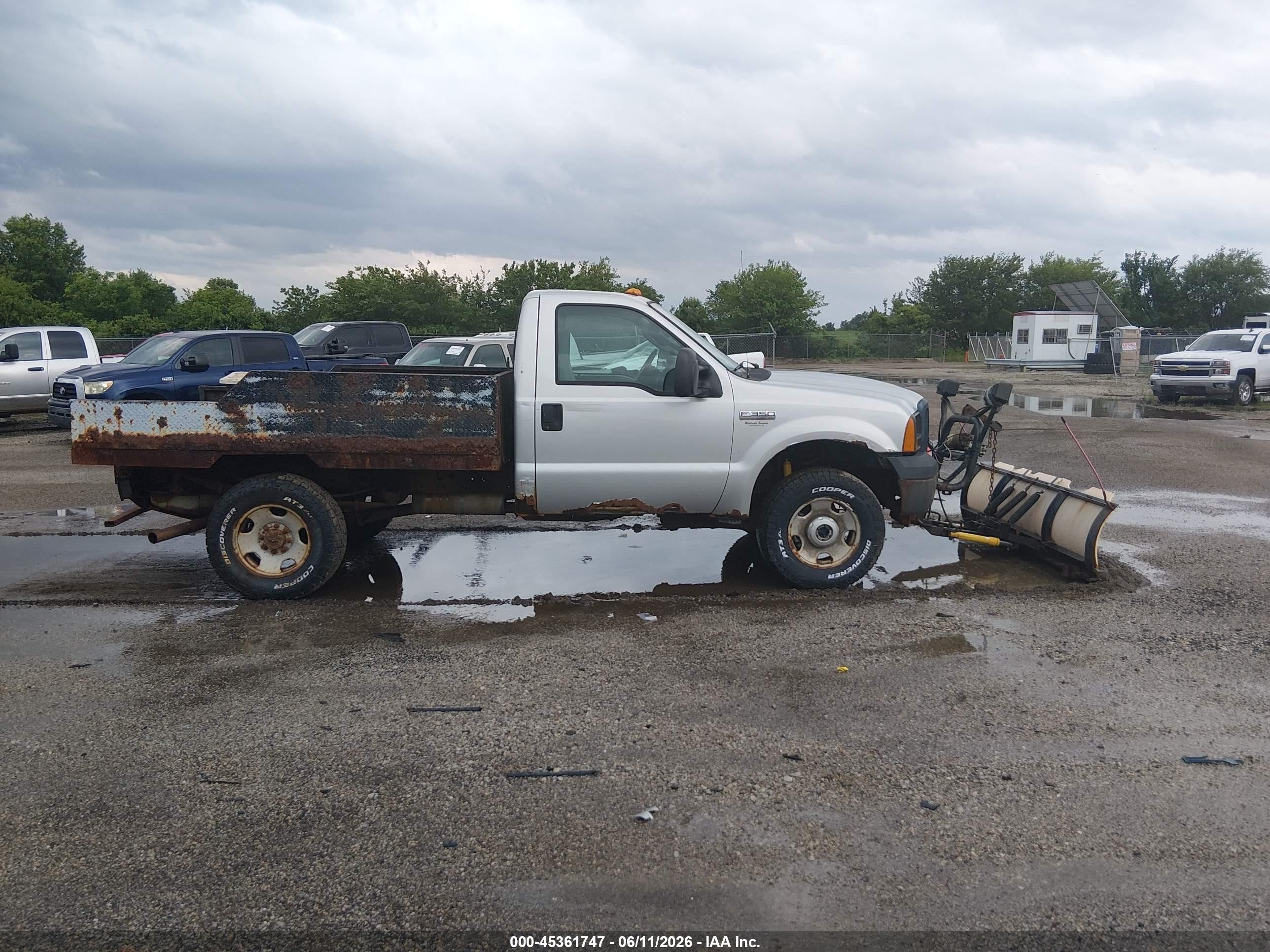 2006 Ford F-350 Chassis Xl/xlt Silver vin: 1FDSF35536EB48924
