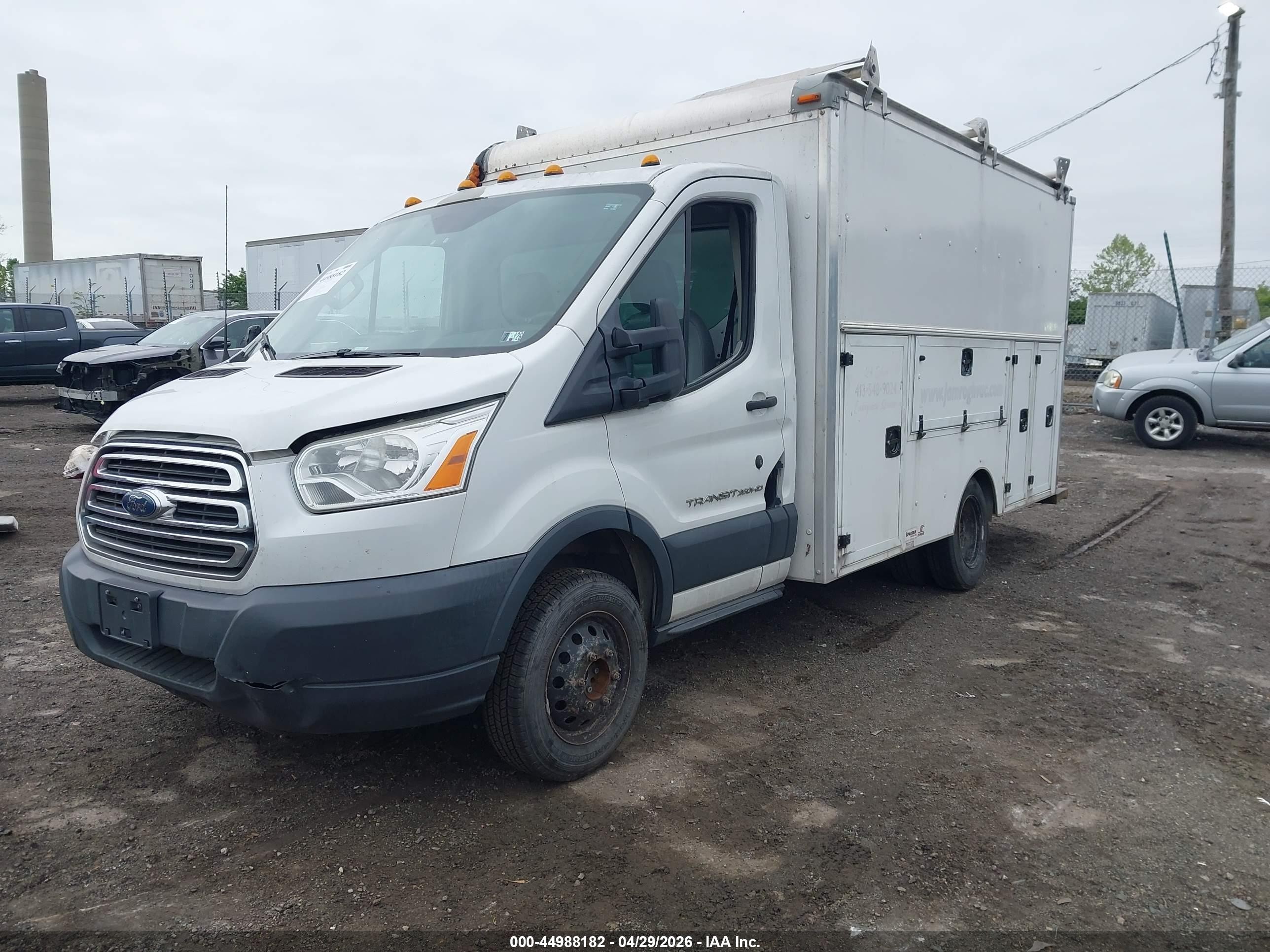 2015 Ford Transit-350 Cab   White vin: 1FDSF6ZM1FKA92342