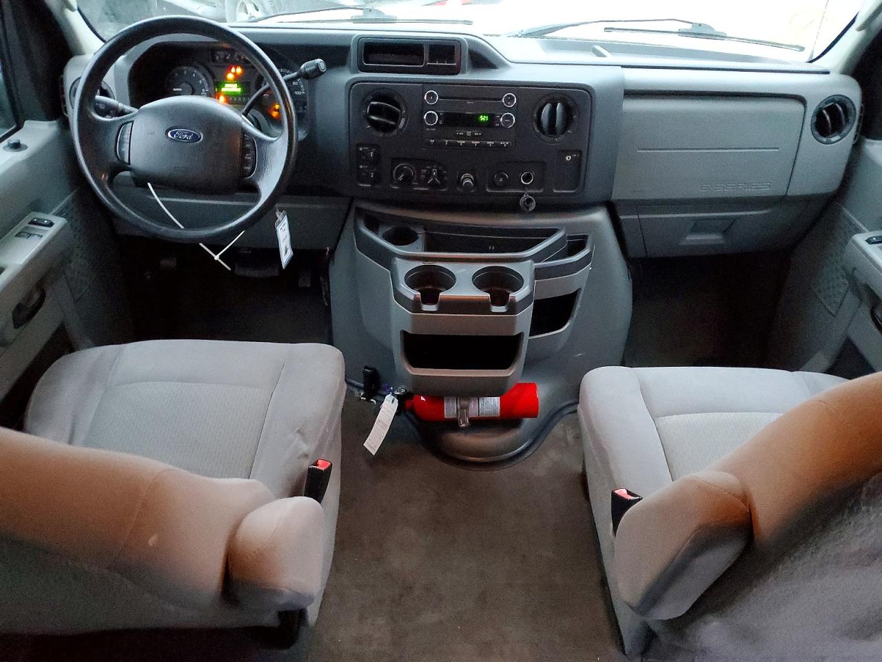 2012 Ford Econoline E350 Super Duty Wagon White vin: 1FDSS3BL6CDA48459