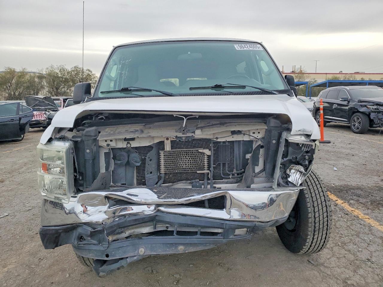 2012 Ford Econoline E350 Super Duty Wagon White vin: 1FDSS3BL6CDA48459