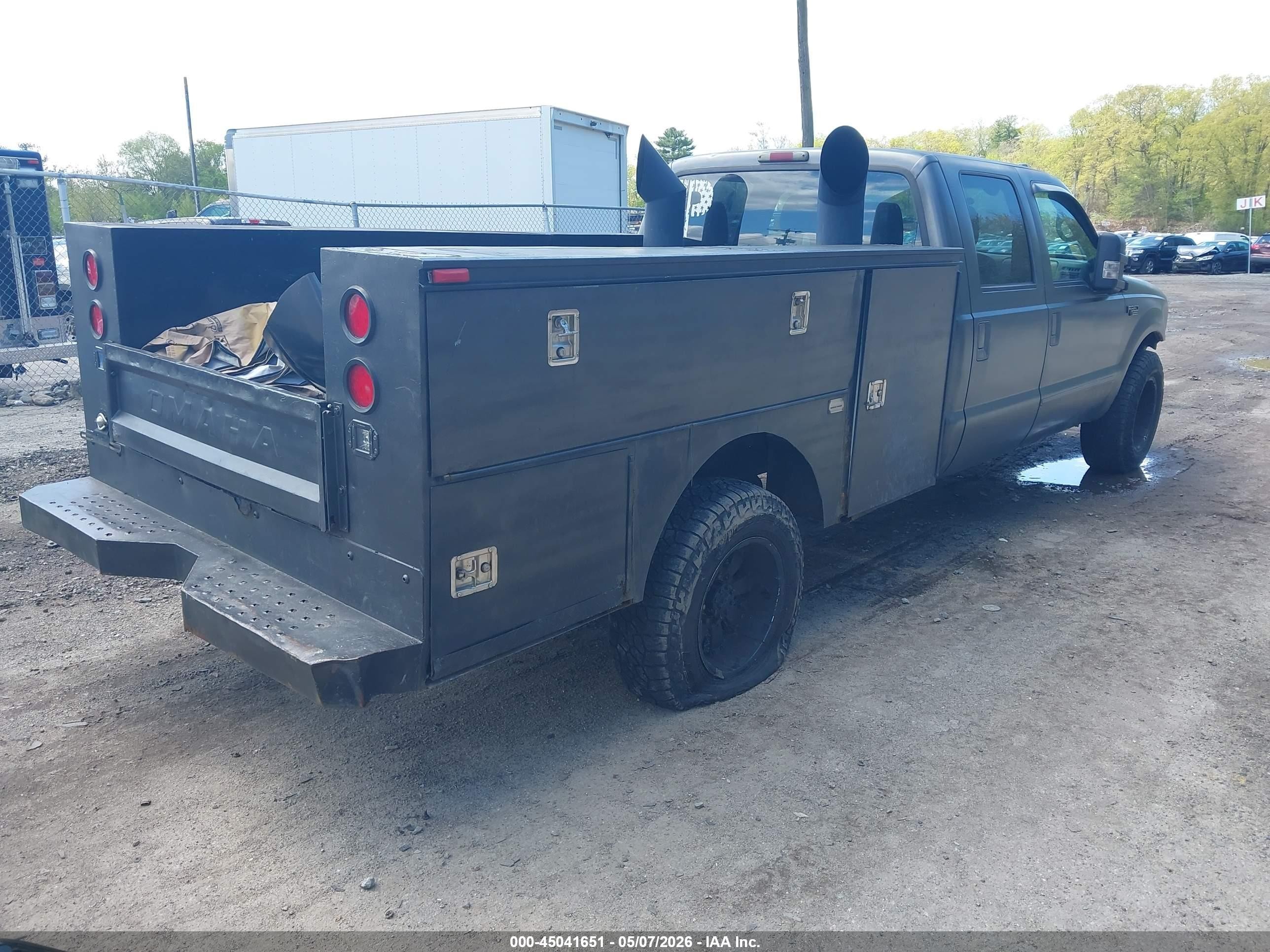 2002 Ford F-350 Lariat/xl/xlt Gray vin: 1FDSW34FX2EA63356