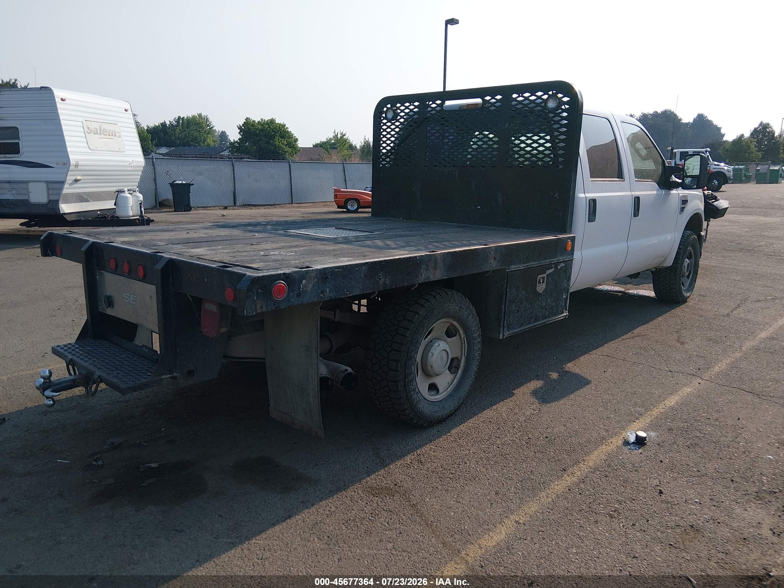 2008 Ford Super Duty F-350 Srw Lariat/xl/xlt White vin: 1FDSW35RX8EB42589