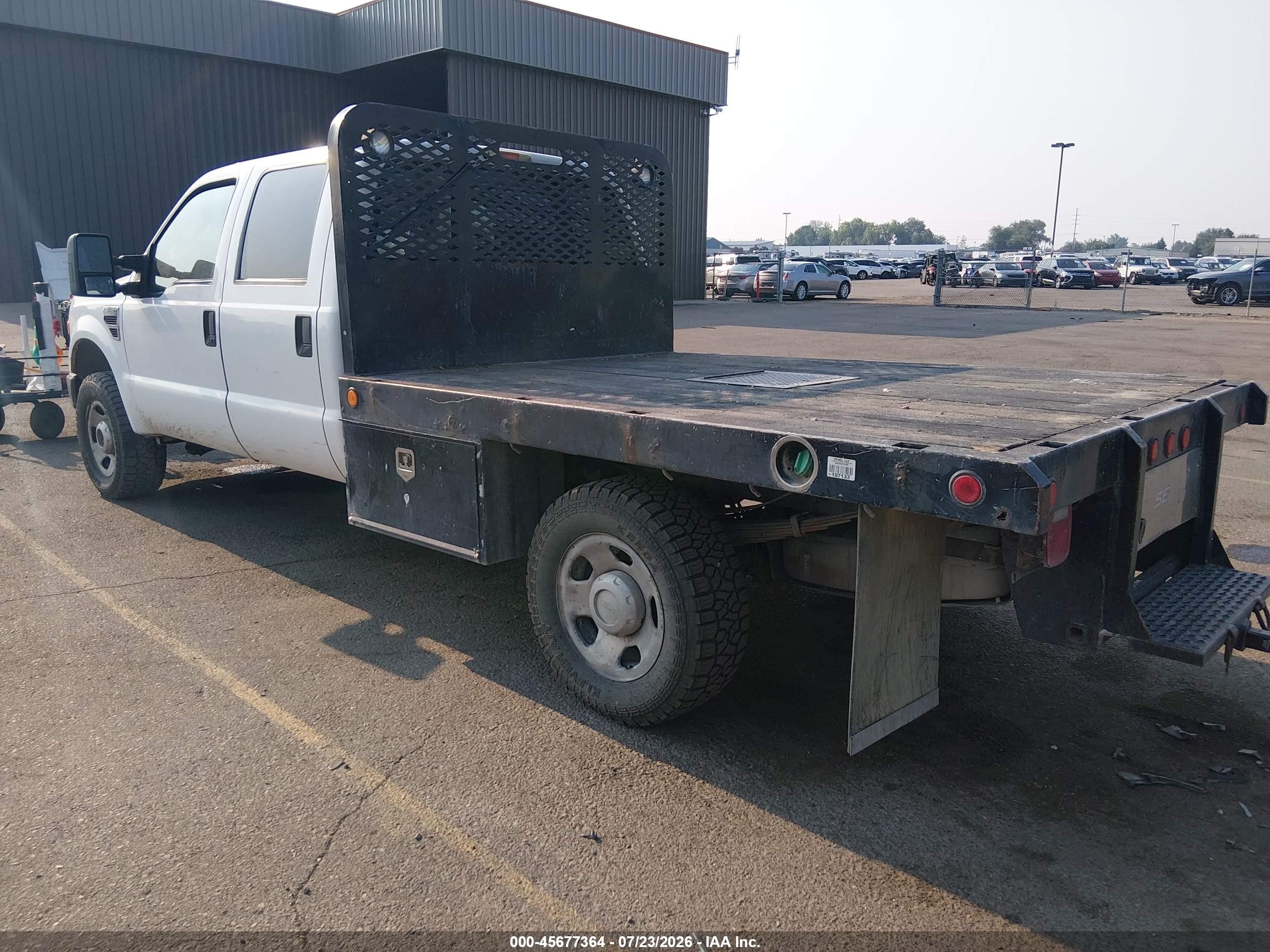 2008 Ford Super Duty F-350 Srw Lariat/xl/xlt White vin: 1FDSW35RX8EB42589