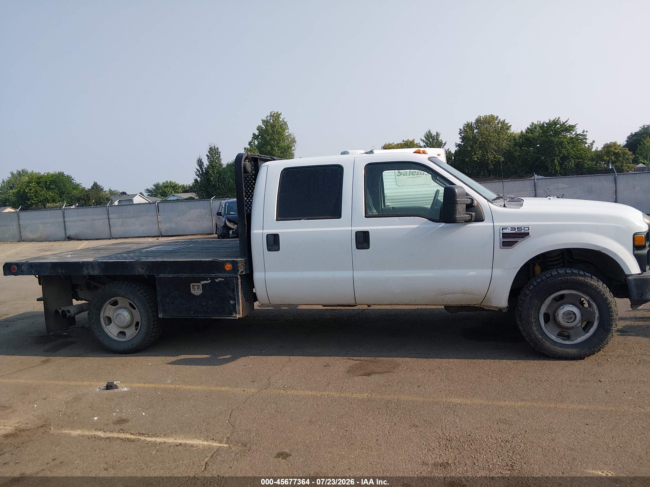 2008 Ford Super Duty F-350 Srw Lariat/xl/xlt White vin: 1FDSW35RX8EB42589