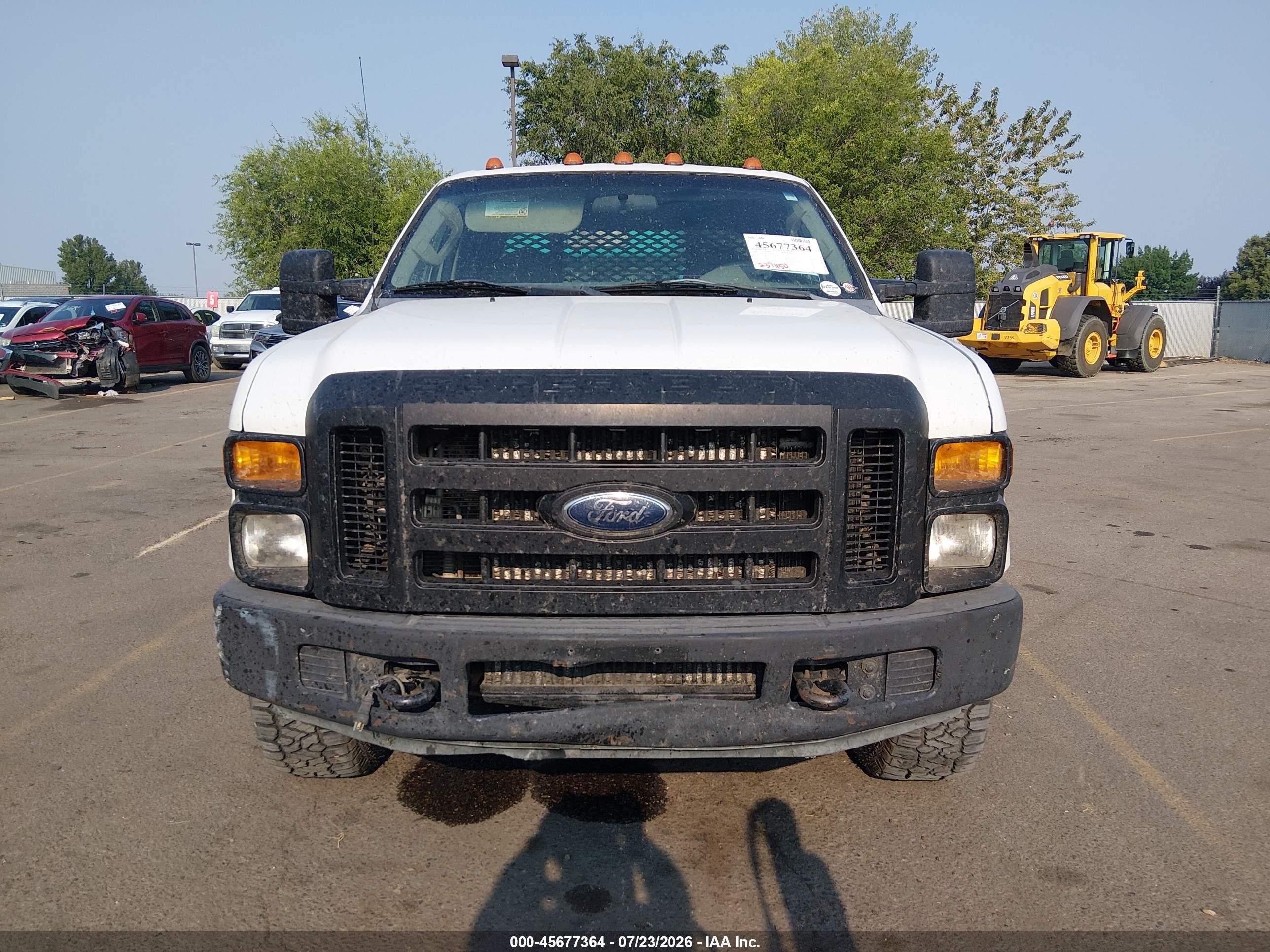 2008 Ford Super Duty F-350 Srw Lariat/xl/xlt White vin: 1FDSW35RX8EB42589