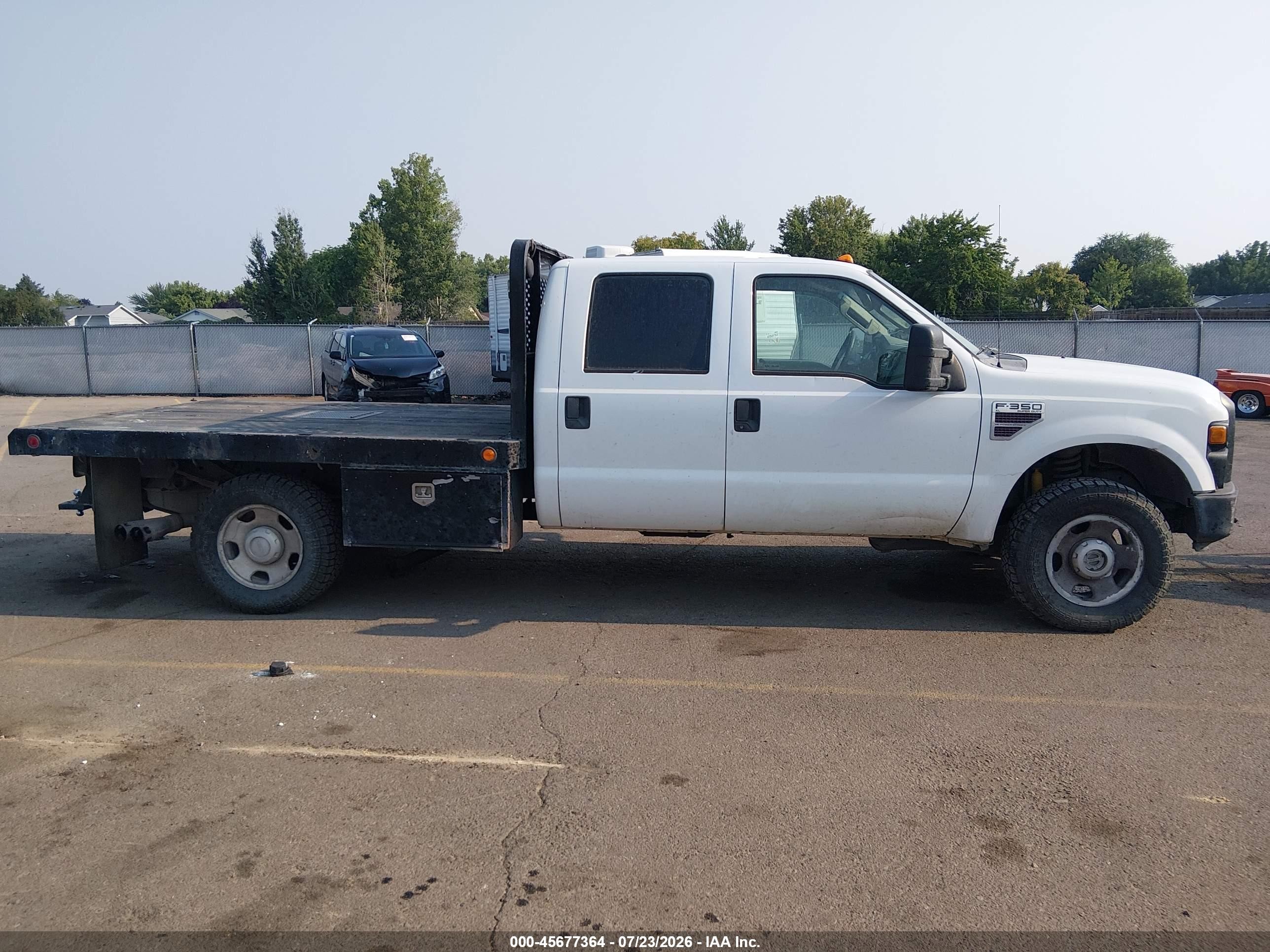 2008 Ford Super Duty F-350 Srw Lariat/xl/xlt White vin: 1FDSW35RX8EB42589