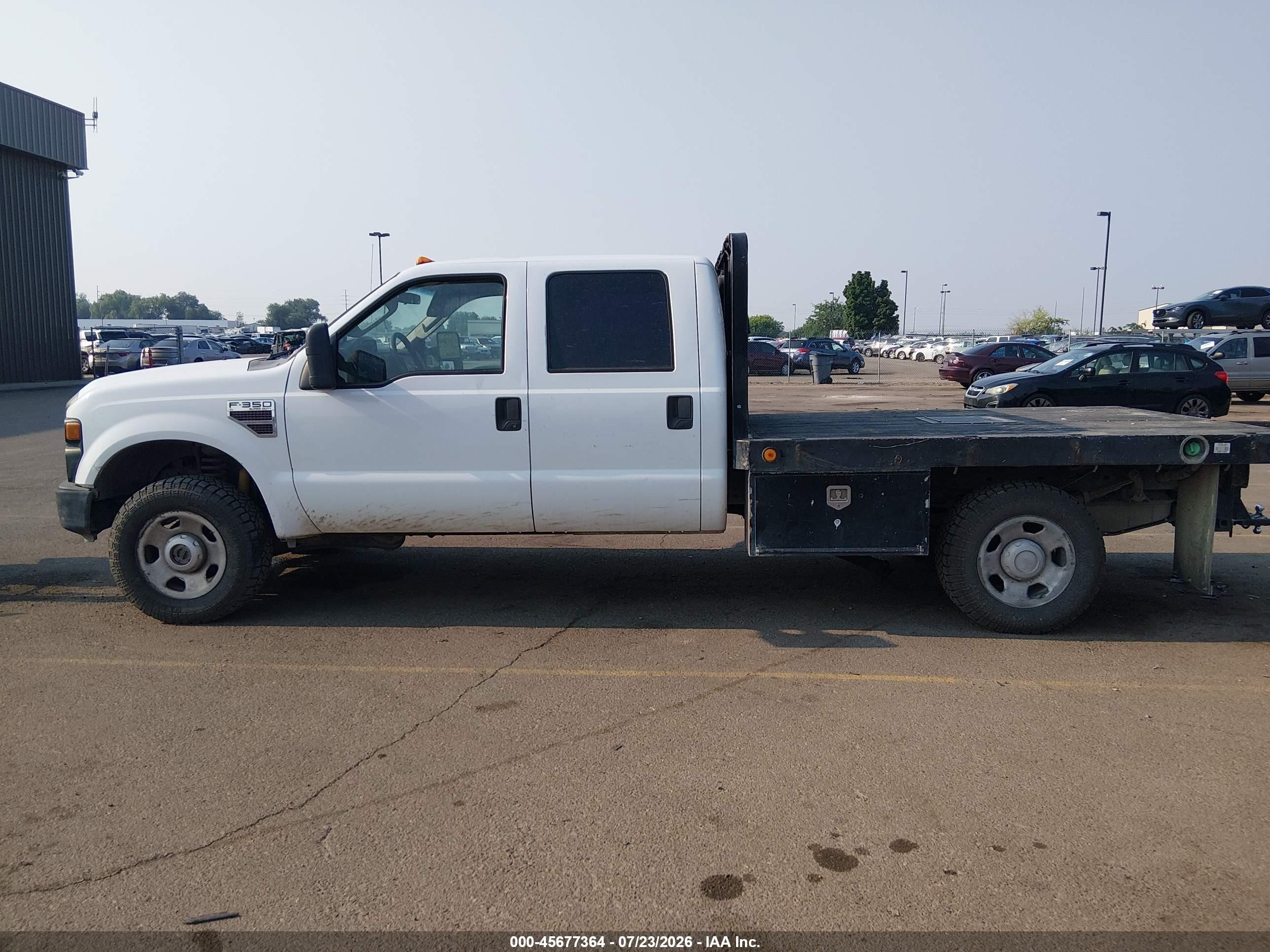 2008 Ford Super Duty F-350 Srw Lariat/xl/xlt White vin: 1FDSW35RX8EB42589