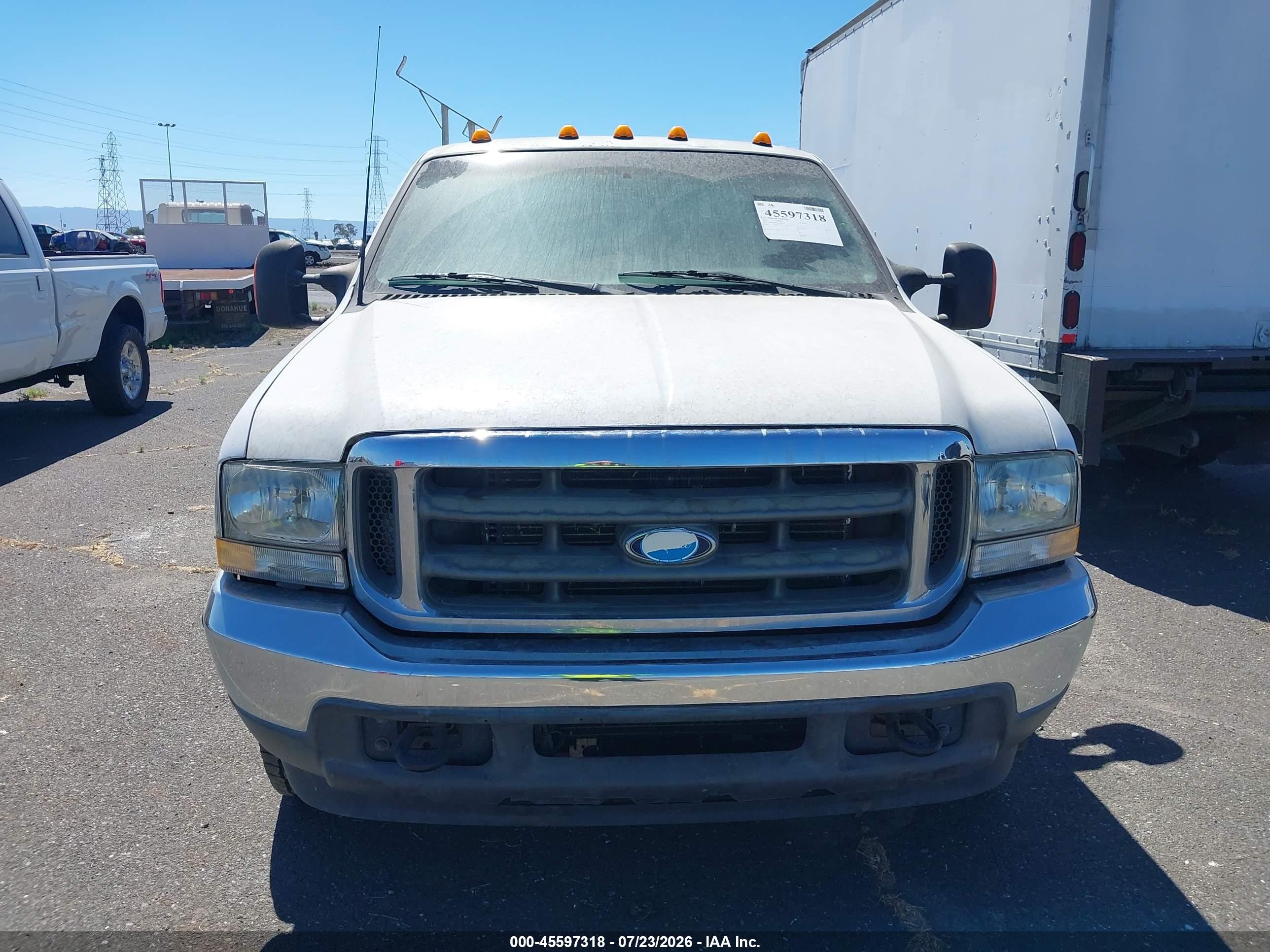 2003 Ford F-350 Lariat/xl/xlt White vin: 1FDSX34P23EC07392
