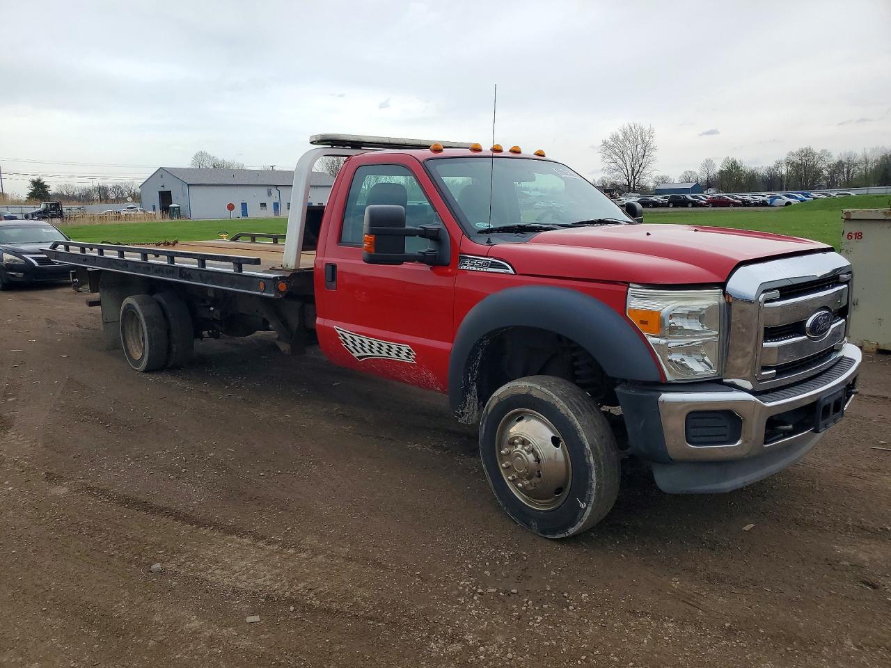 2014 Ford F550 Super Duty Красный vin: 1FDUF5GY0EEA61296