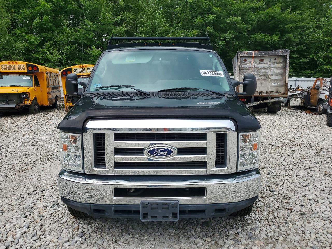 2015 Ford Econoline E350 Super Duty Cutaway Van Black vin: 1FDWE3FL4FDA12521