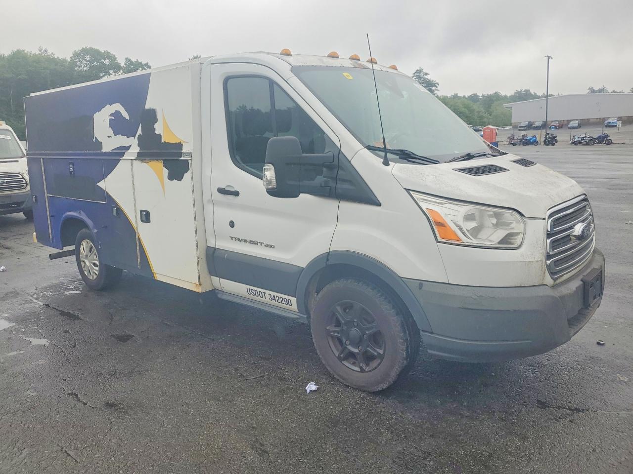 2015 Ford Transit T-250 White vin: 1FDYR5PM7FKB23432
