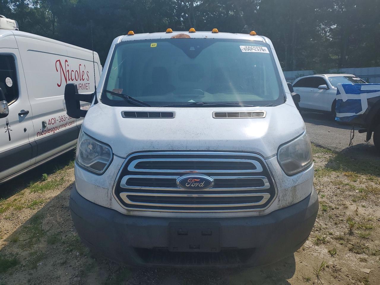 2015 Ford Transit T-250 White vin: 1FDYR5PM7FKB23432