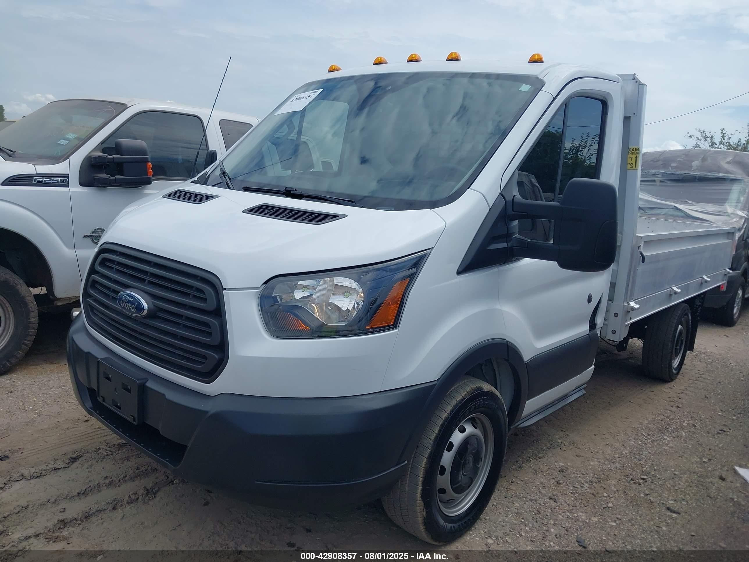 2018 Ford Transit-250 Cab   White vin: 1FDYR5ZMXJKA99715