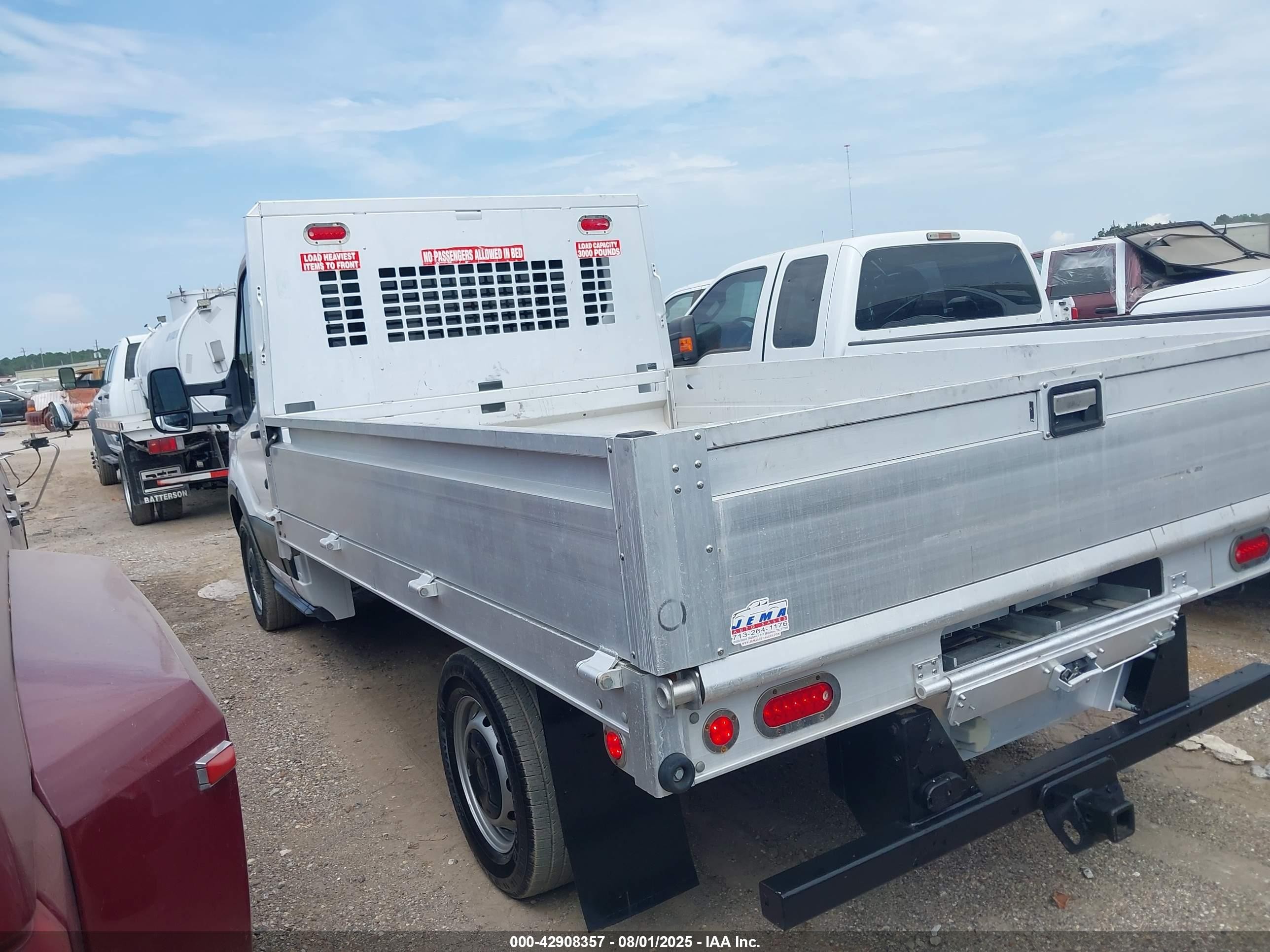 2018 Ford Transit-250 Cab   White vin: 1FDYR5ZMXJKA99715