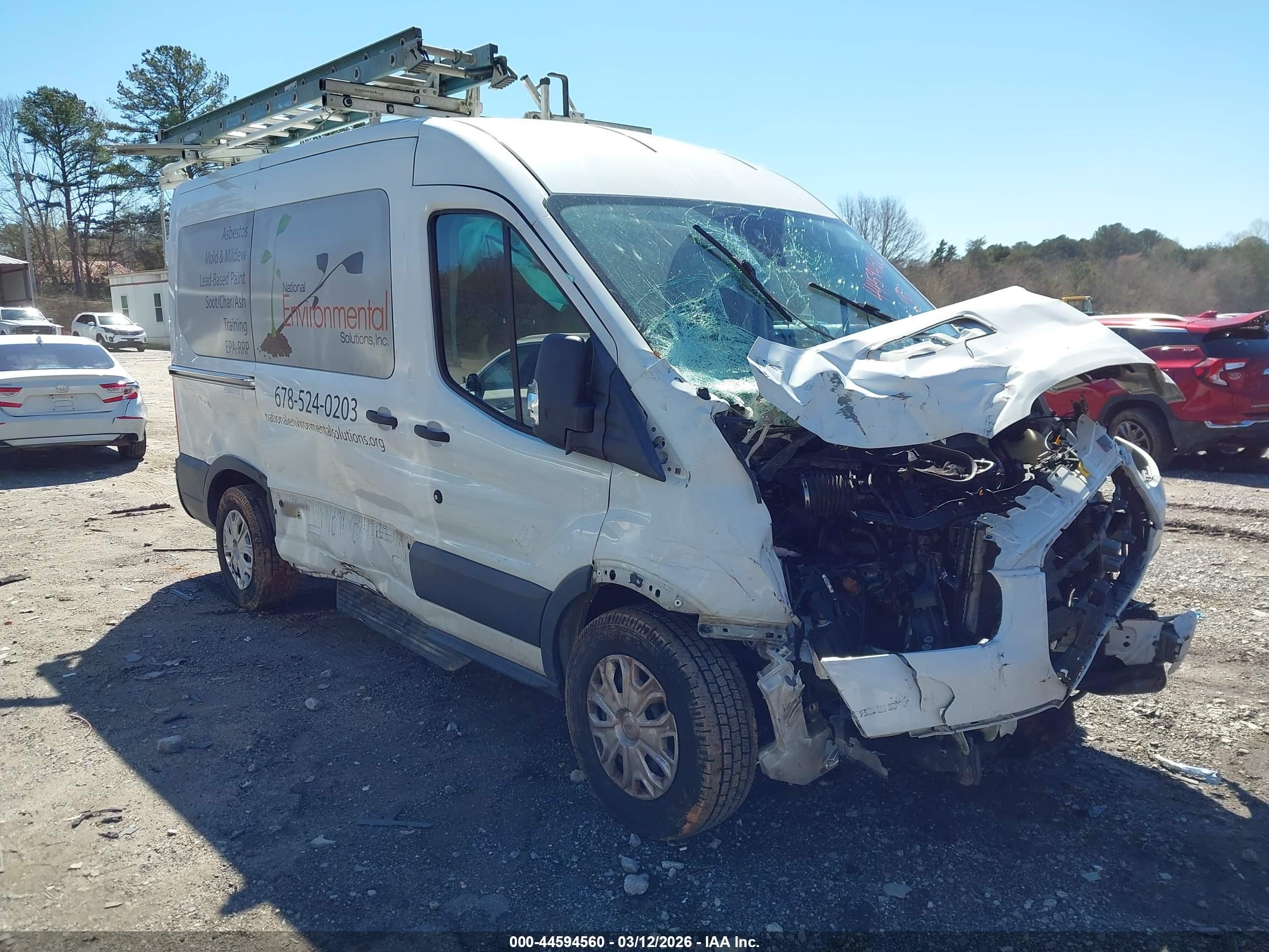2015 Ford Transit-150 Xlt White vin: 1FDZK1CM1FKB30450