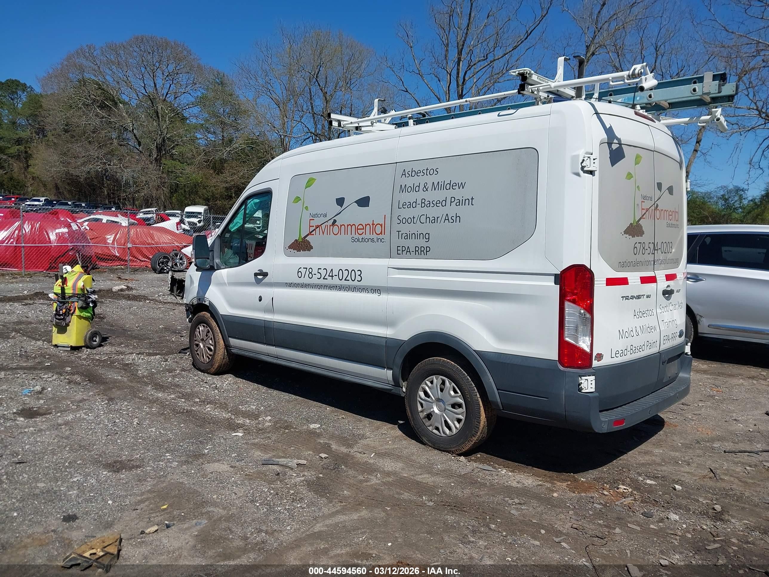 2015 Ford Transit-150 Xlt White vin: 1FDZK1CM1FKB30450