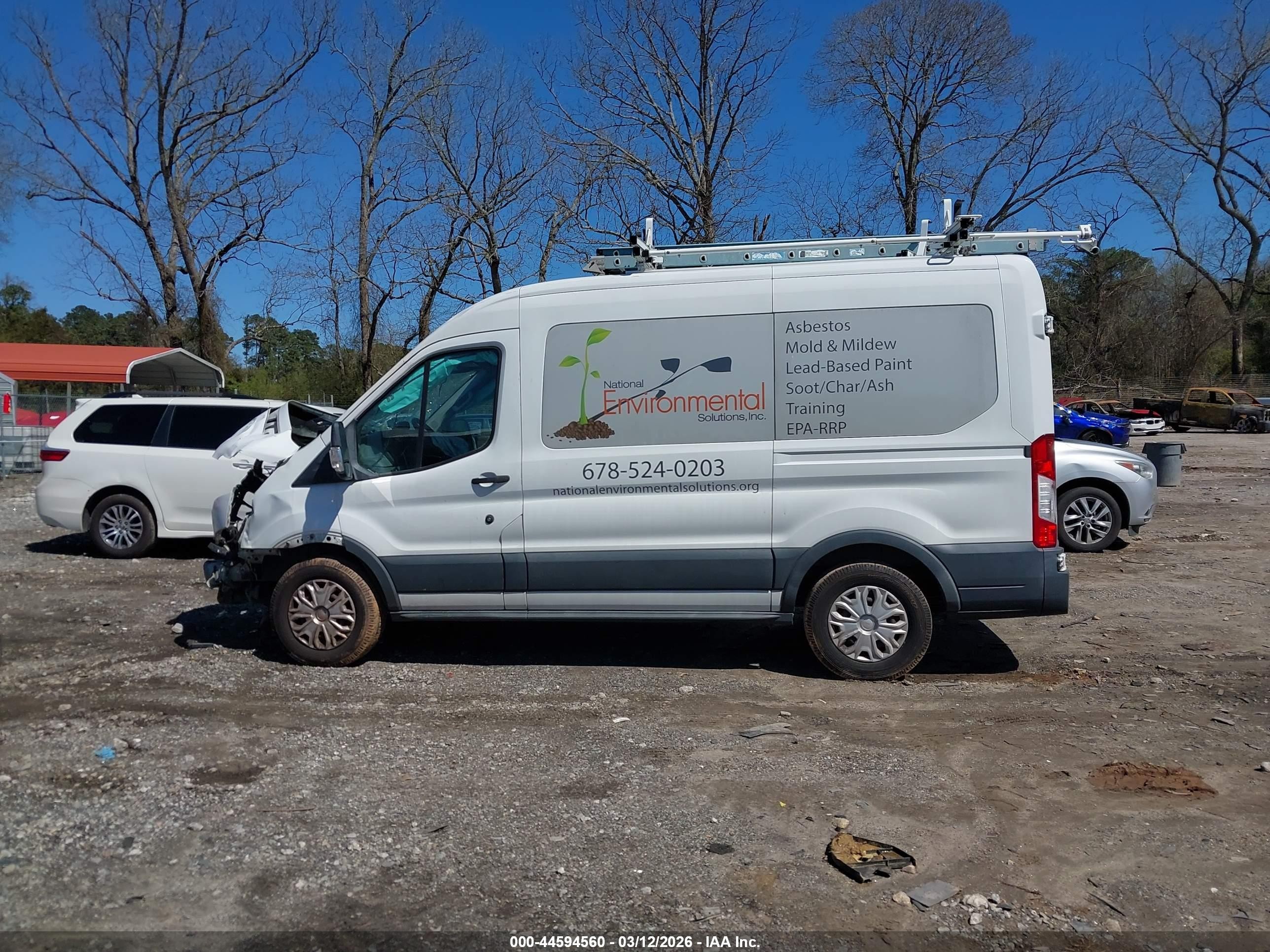 2015 Ford Transit-150 Xlt White vin: 1FDZK1CM1FKB30450
