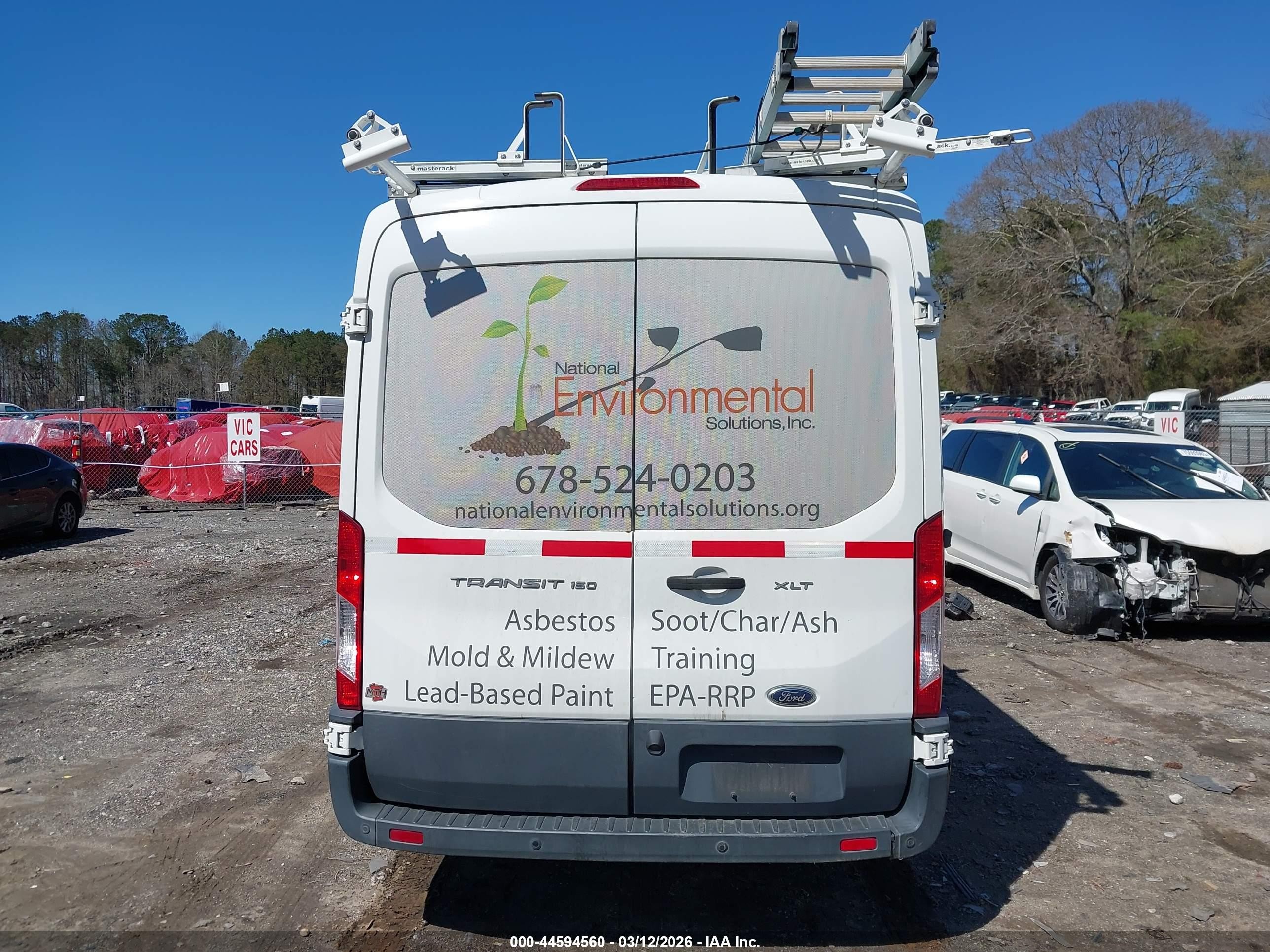 2015 Ford Transit-150 Xlt White vin: 1FDZK1CM1FKB30450