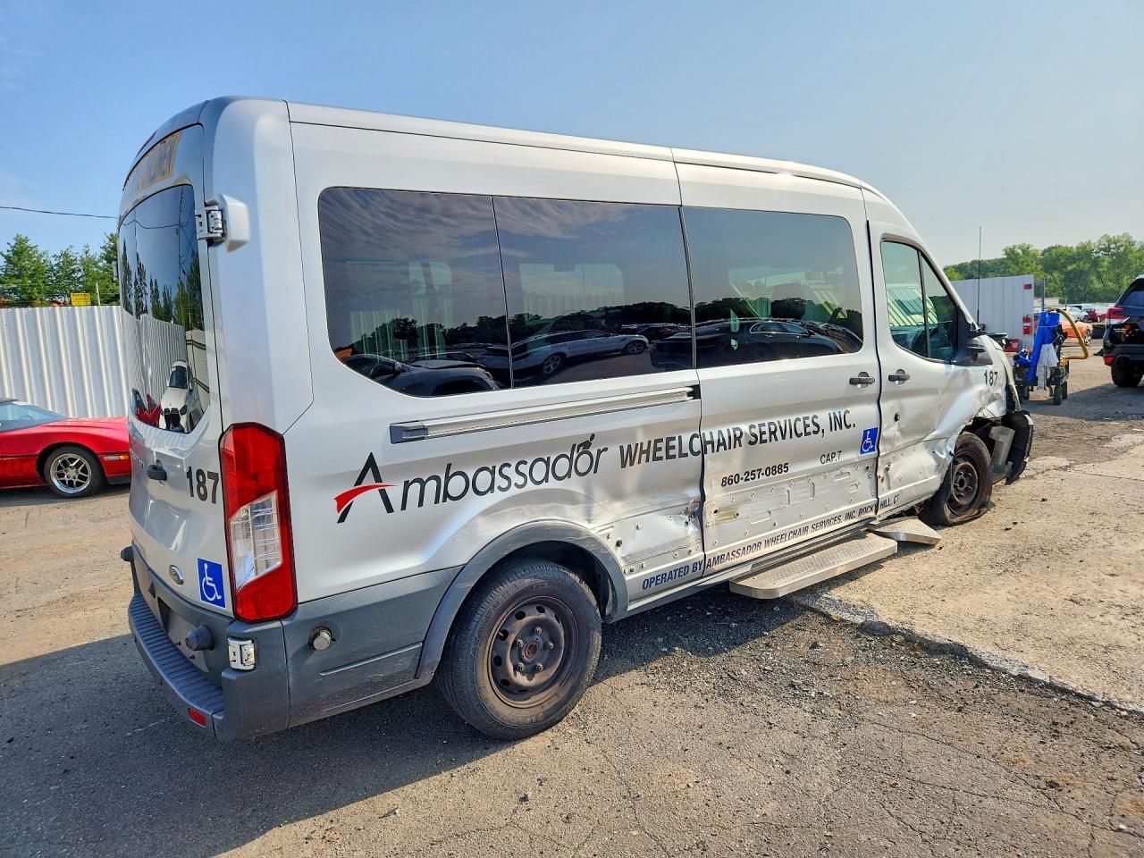 2015 Ford Transit T-350 Silver vin: 1FDZX2CM1FKA84061