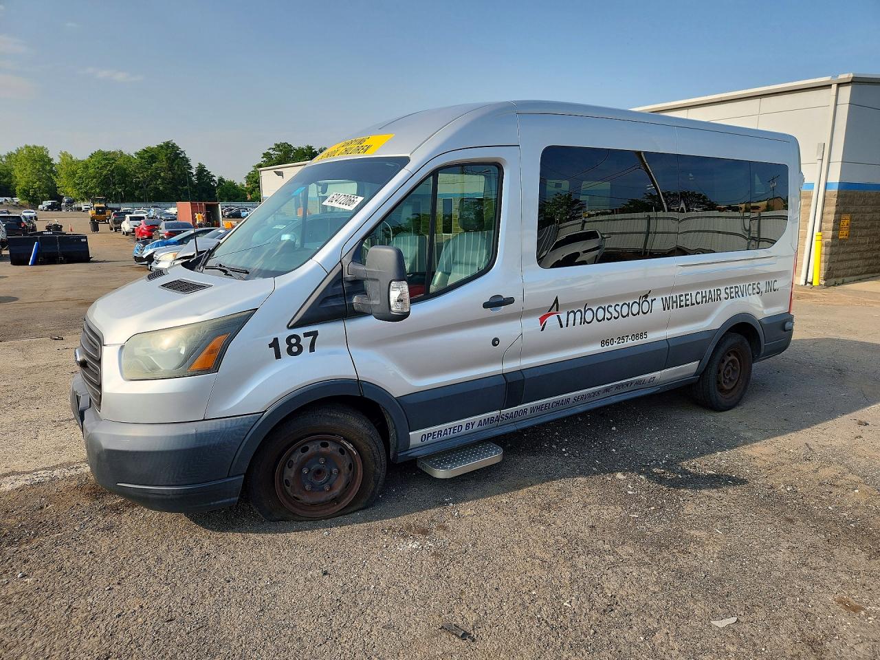 2015 Ford Transit T-350 Silver vin: 1FDZX2CM1FKA84061