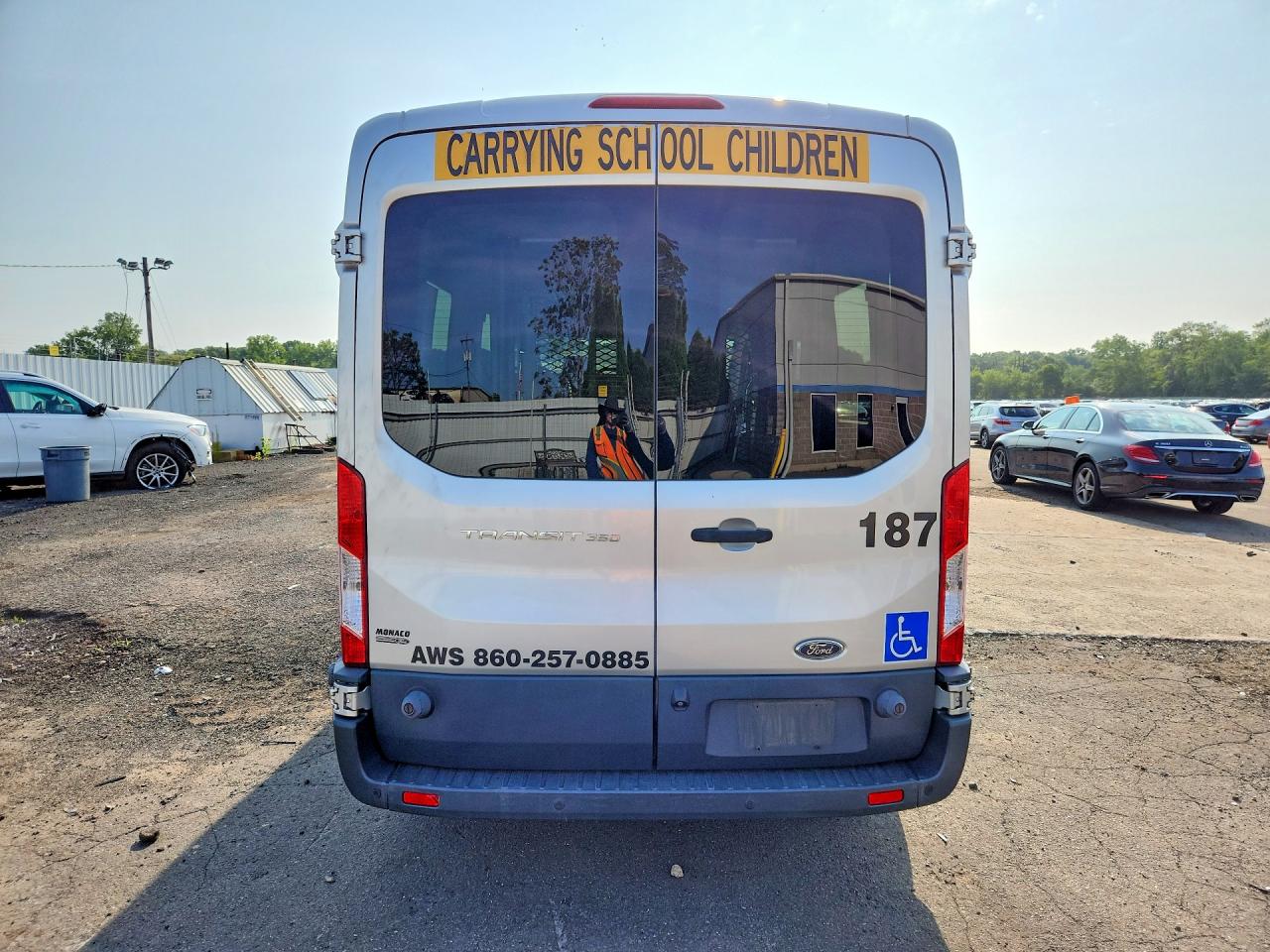 2015 Ford Transit T-350 Silver vin: 1FDZX2CM1FKA84061