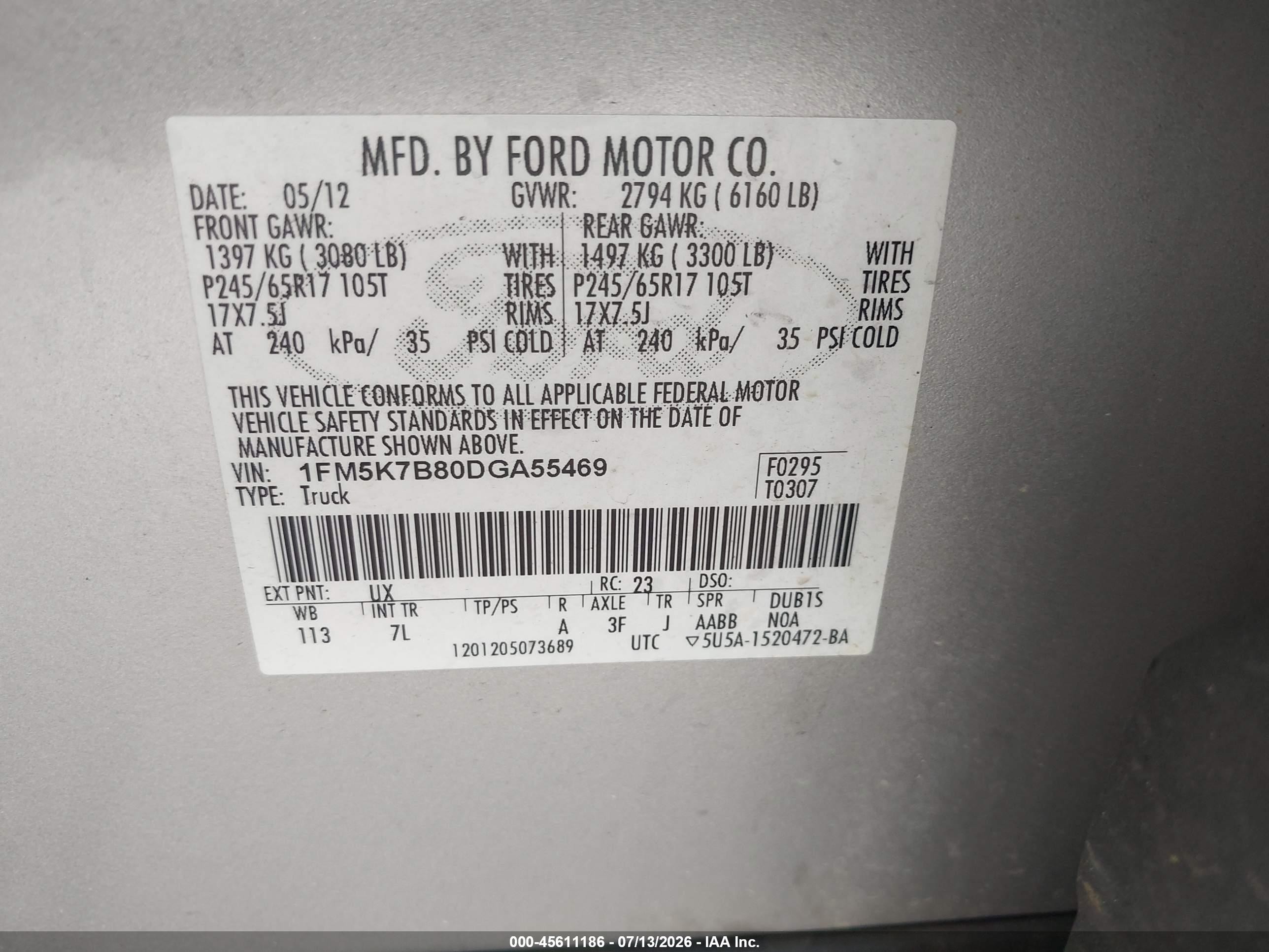 2013 Ford Explorer   Silver vin: 1FM5K7B80DGA55469