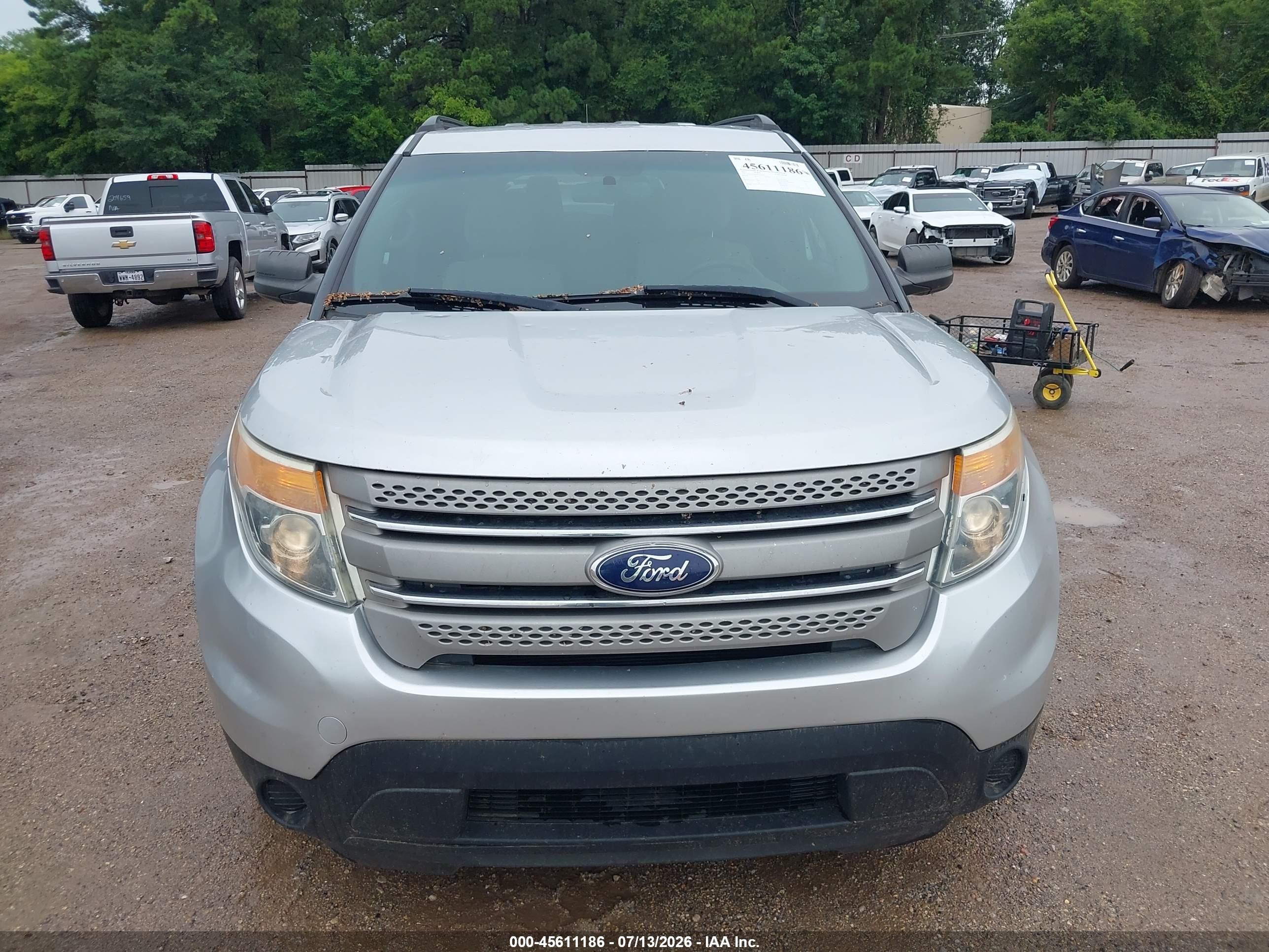 2013 Ford Explorer   Silver vin: 1FM5K7B80DGA55469