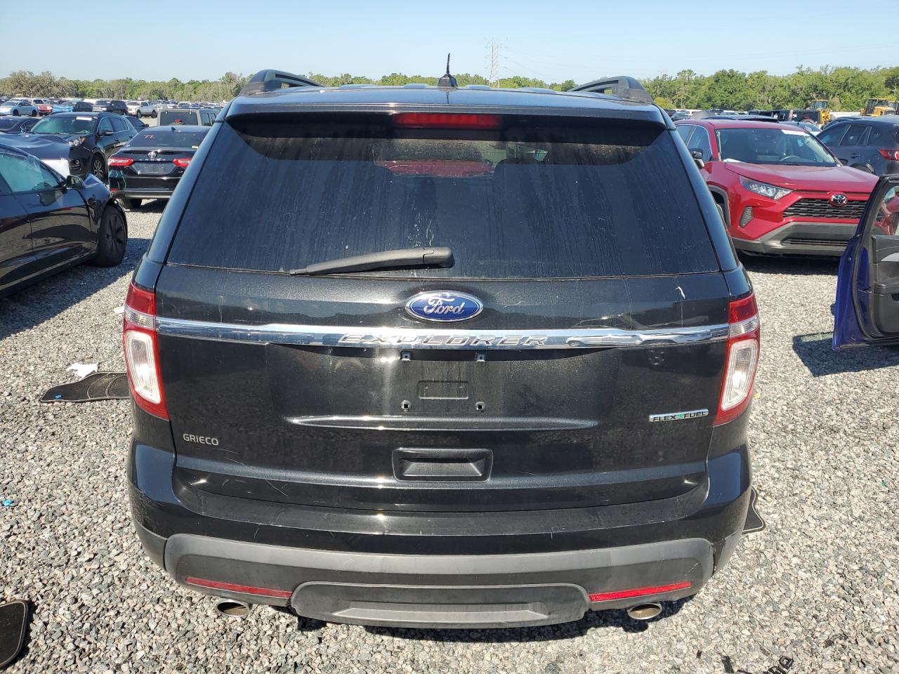 2014 Ford Explorer Black vin: 1FM5K7B80EGA47521
