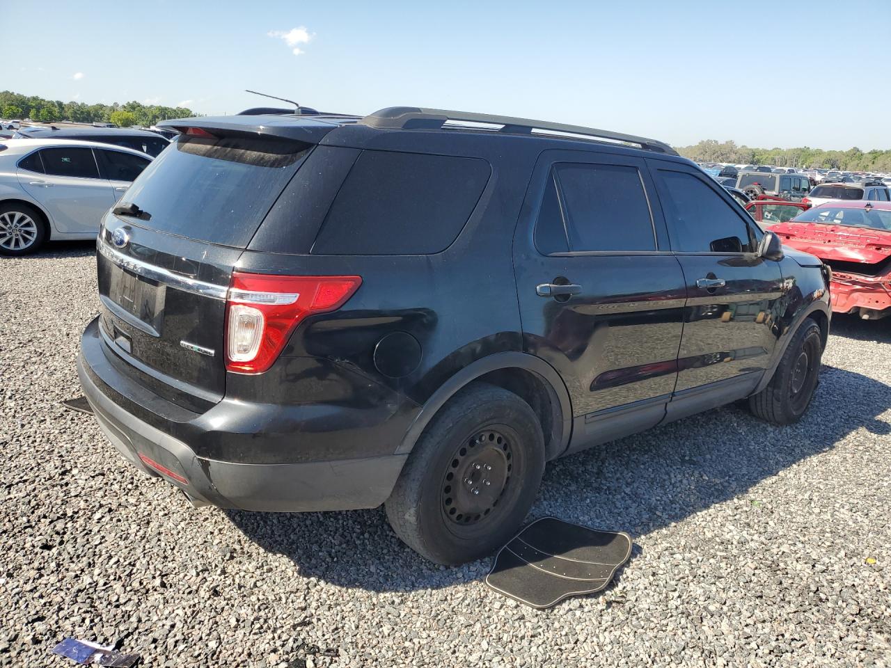 2014 Ford Explorer Black vin: 1FM5K7B80EGA47521