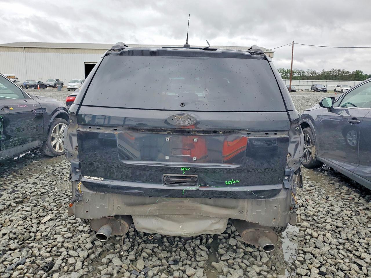 2014 Ford Explorer Black vin: 1FM5K7B80EGA95892
