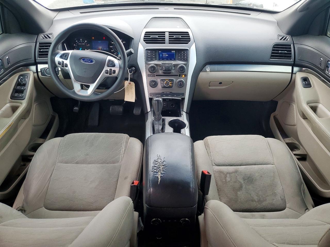 2015 Ford Explorer White vin: 1FM5K7B80FGC39863