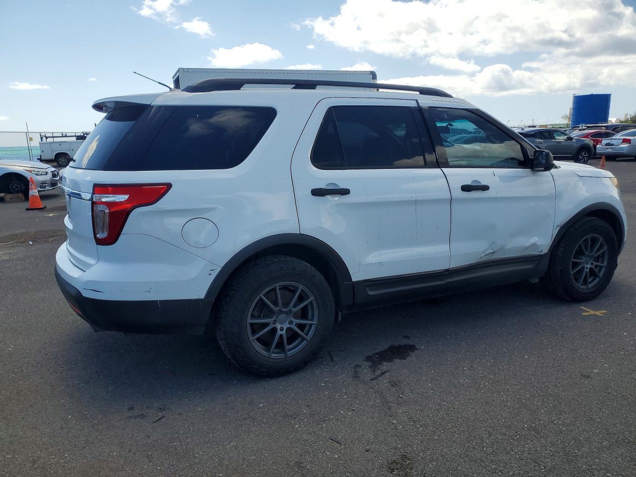 2013 Ford Explorer White vin: 1FM5K7B81DGA63175