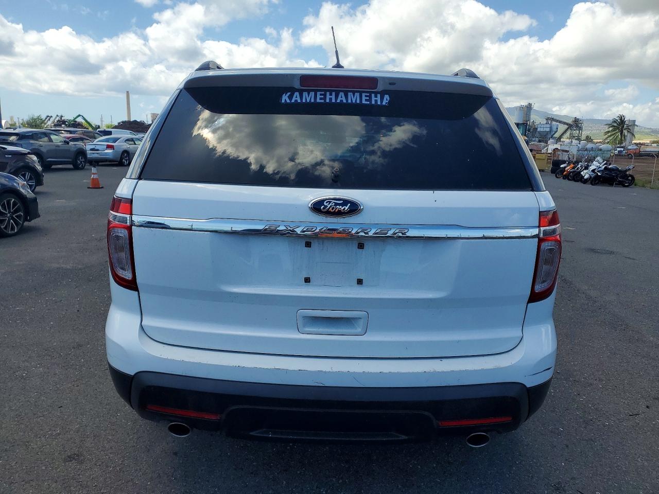 2013 Ford Explorer White vin: 1FM5K7B81DGA63175