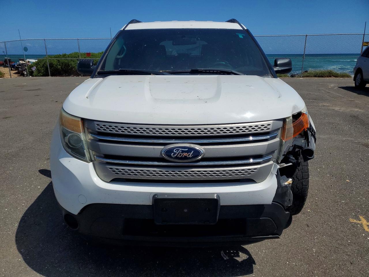 2013 Ford Explorer White vin: 1FM5K7B81DGA63175