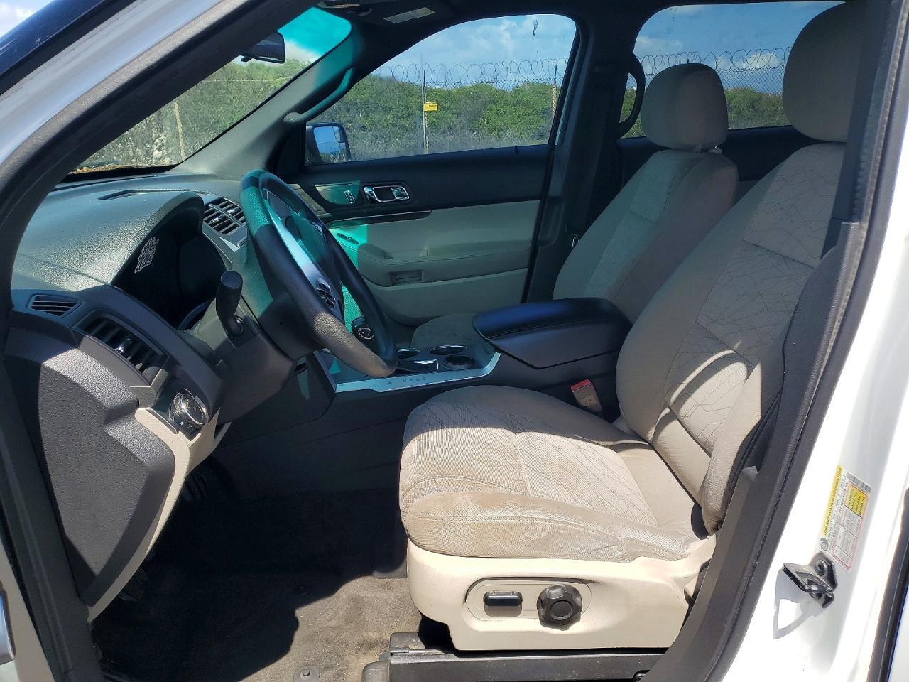 2013 Ford Explorer White vin: 1FM5K7B81DGA63175