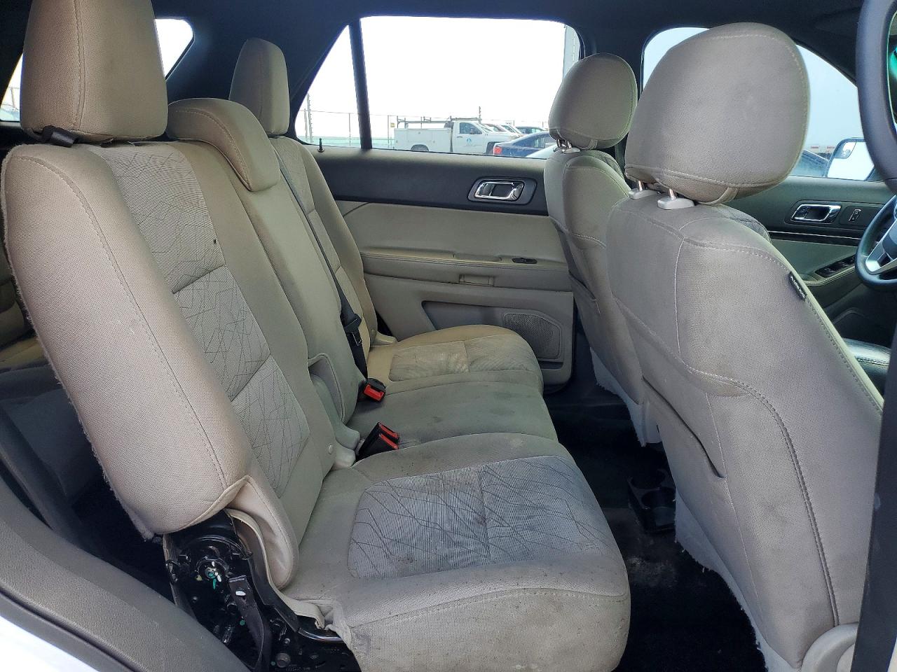 2013 Ford Explorer White vin: 1FM5K7B81DGA63175