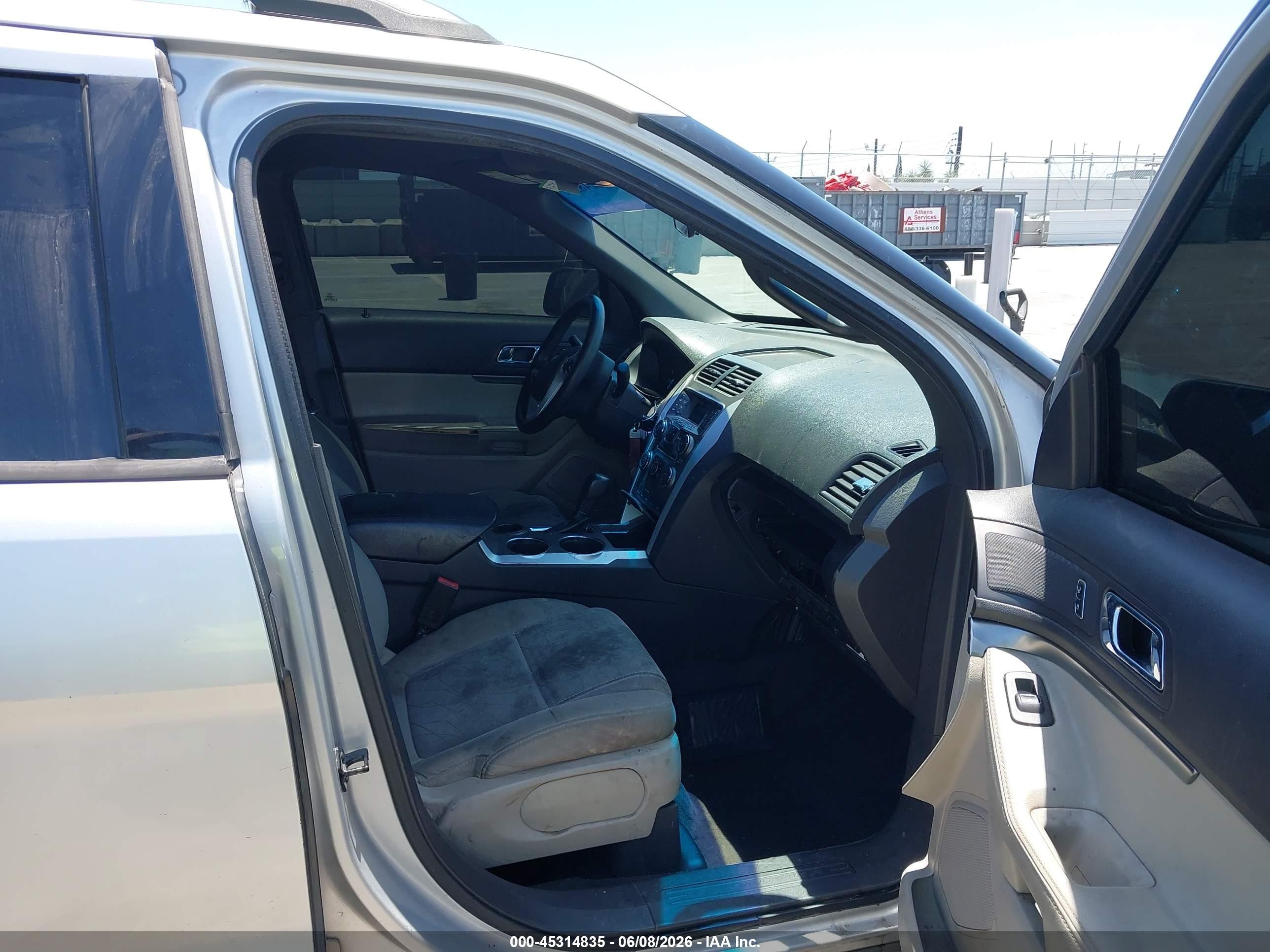 2013 Ford Explorer Silver vin: 1FM5K7B81DGA84205