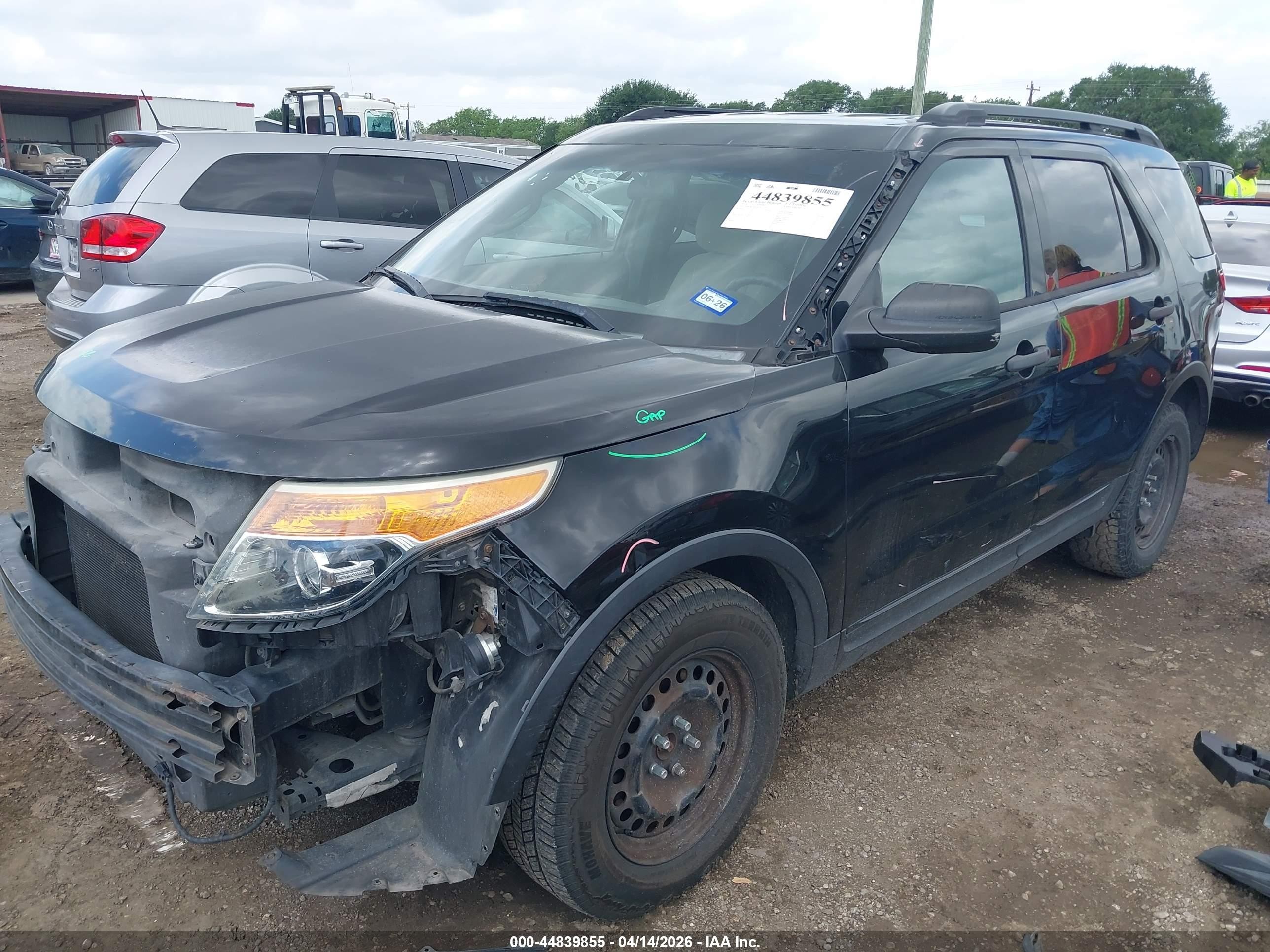 2014 Ford Explorer   Черный vin: 1FM5K7B81EGA12776