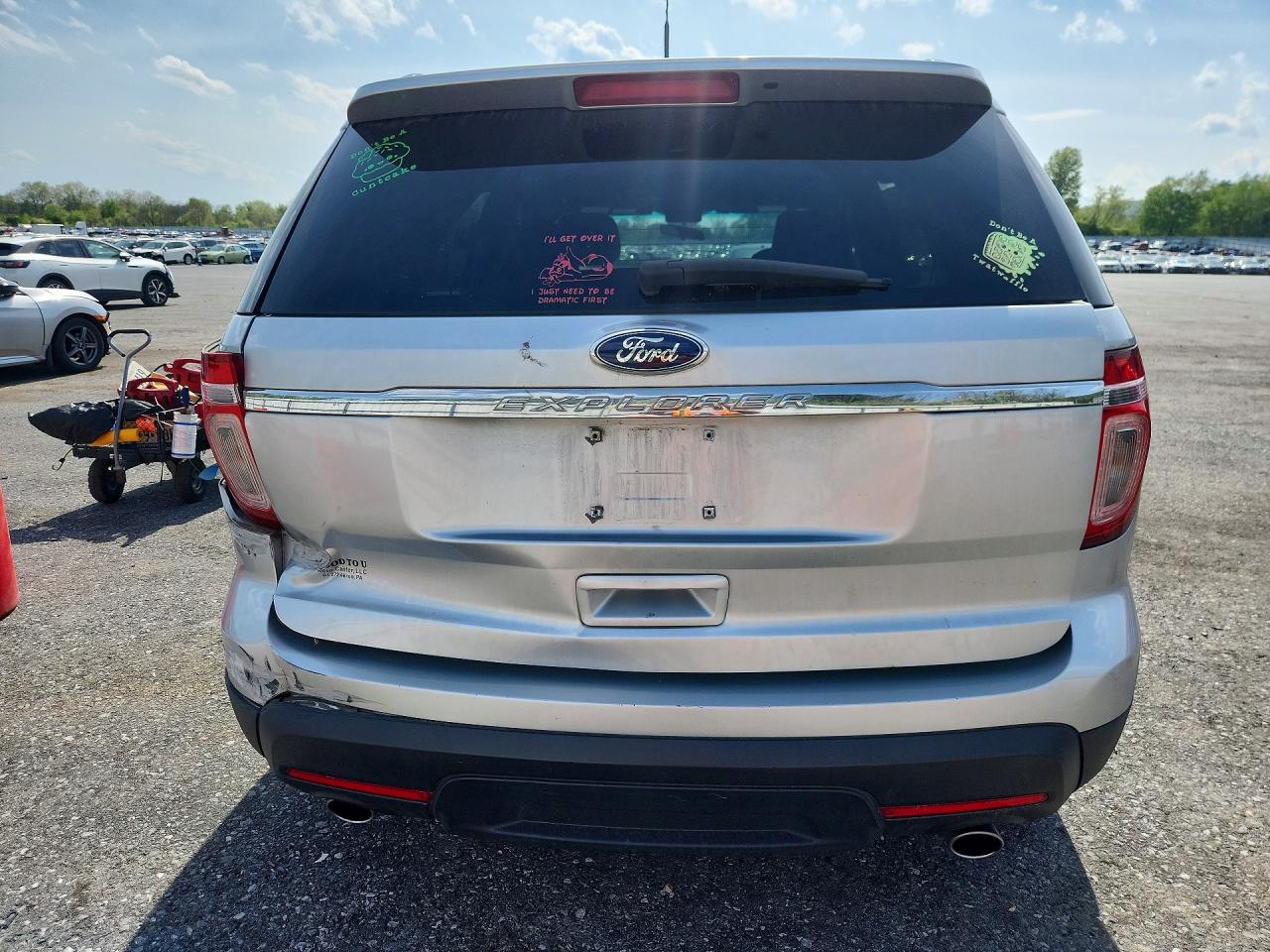 2015 Ford Explorer Silver vin: 1FM5K7B81FGA11872